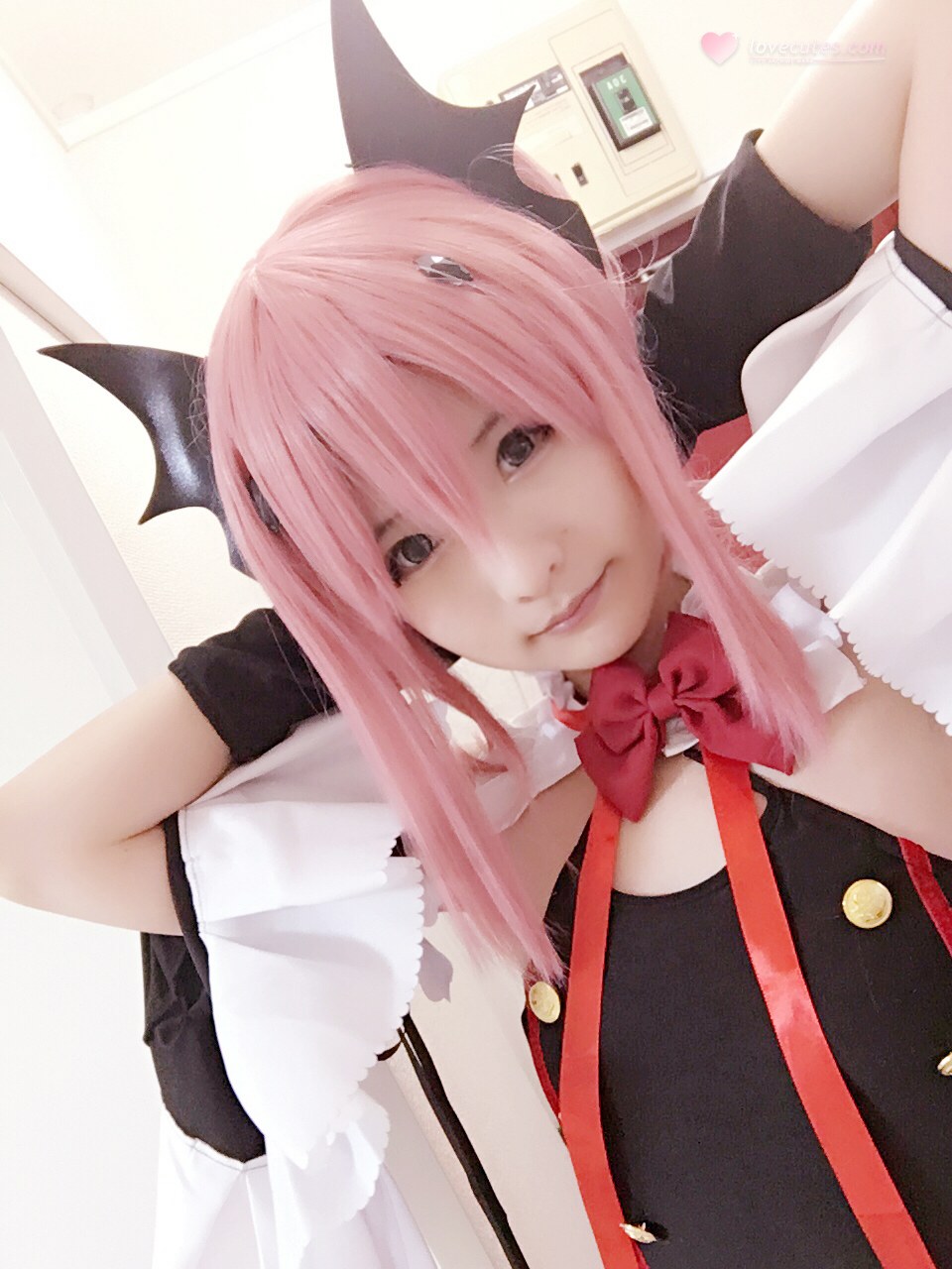 [cosplay] 习呆呆 - 克鲁鲁女王：ผมสีชมพูปีศาจเปลือยอกถอดแบบ 36P2V