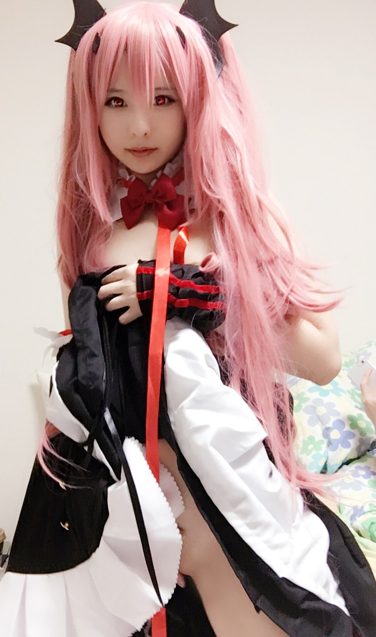 [cosplay] 习呆呆 - 克鲁鲁女王：粉发恶魔露点还原 36P2V