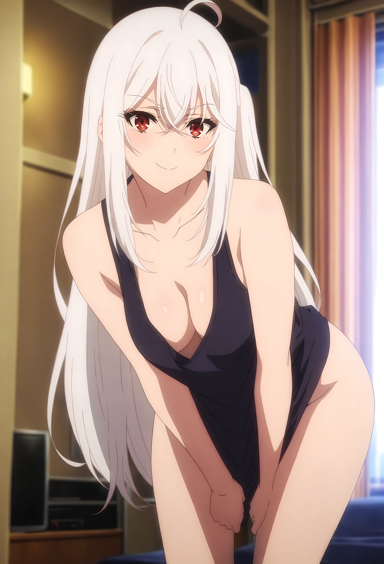 AI Generated Anime Girl - 天才王子的赤字国家振兴术 妮妮姆·拉雷：泳装比基尼床拍露点 30P