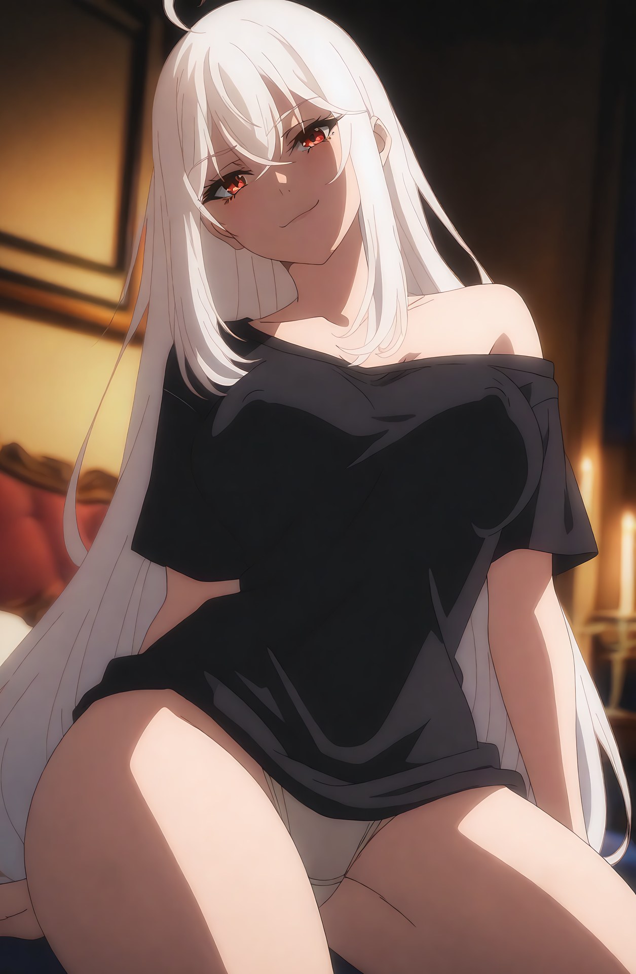 AI Generated Anime Girl - 天才王子的赤字国家振兴术 ニニム・ラーレイ：水着ビキニベッド撮影露点 30P