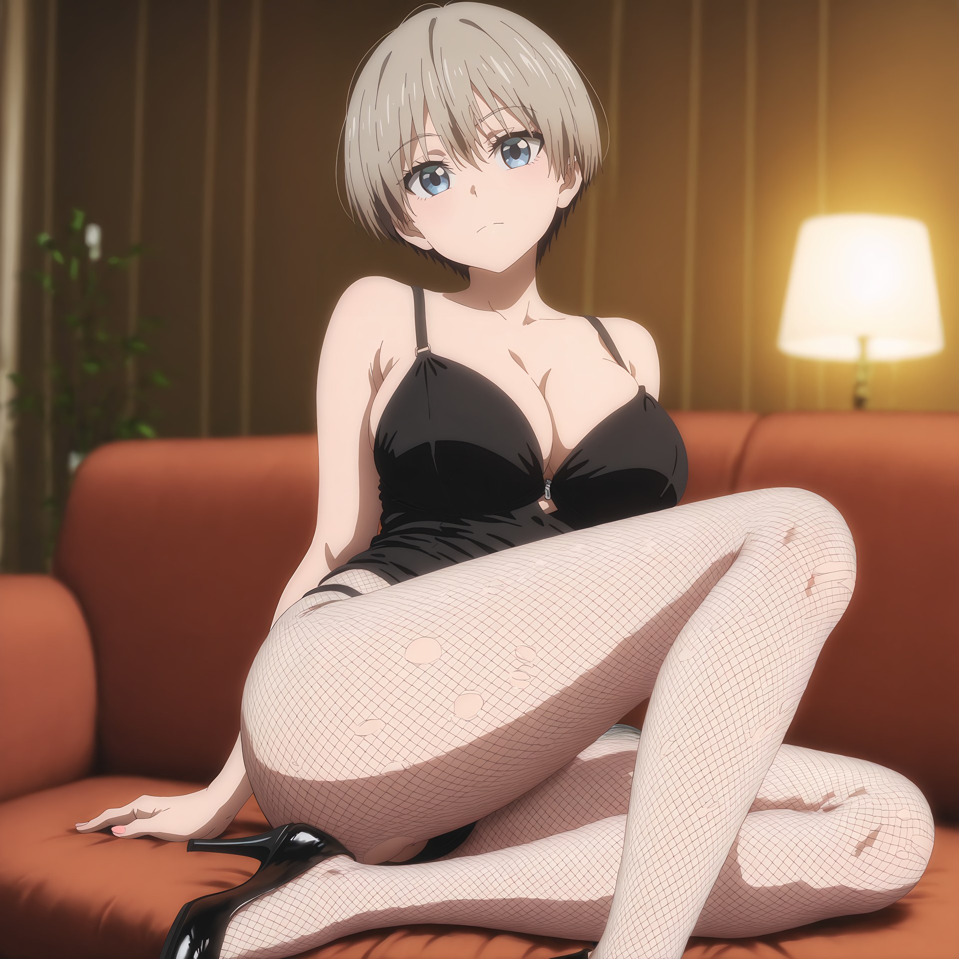 Cô gái anime do AI tạo - 宇崎学妹想要玩！ 宇崎花: bikini, phòng tắm, lộ lỗ 29P