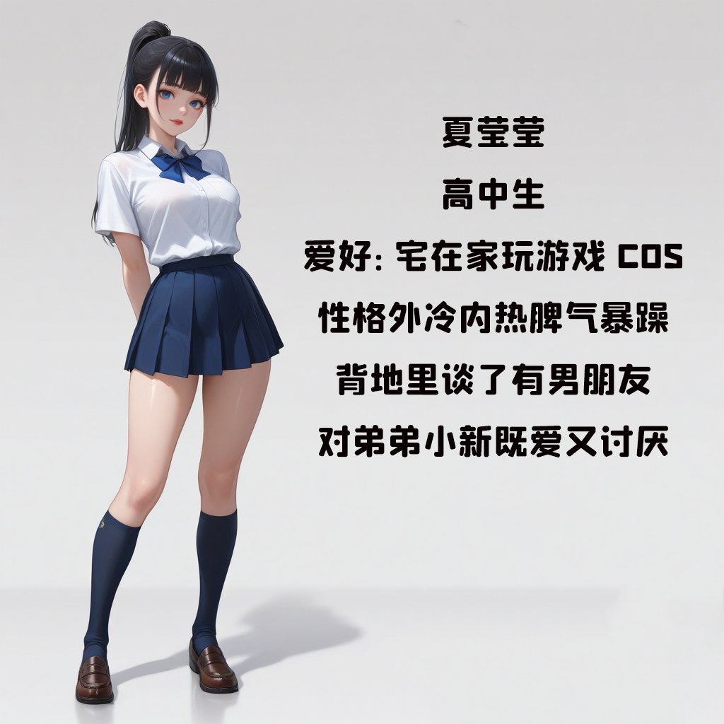 AI生成アニメ少女 - 小新性事：学生服でのベッド撮影と露出 193P