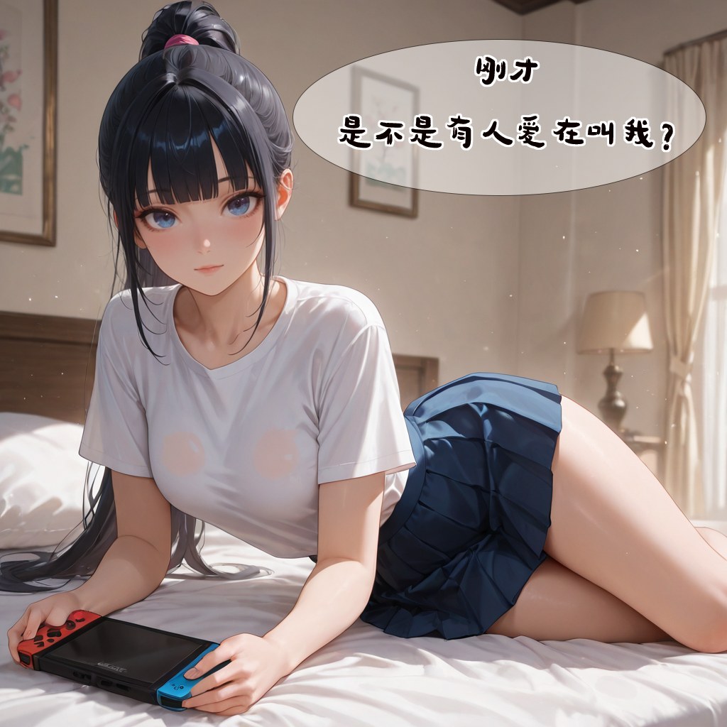 AI tạo bởi AI - 小新性事：học sinh trang phục chụp trên giường lộ âm hộ 193P