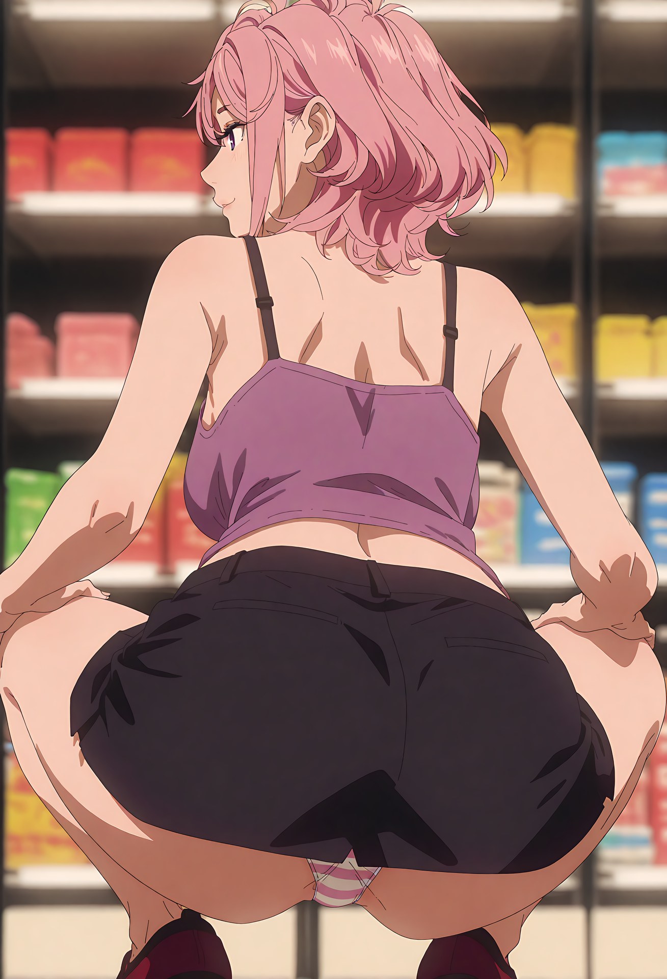 AI Generated Anime Girl - 当哒当 白鸟爱罗：bodysuit ảnh riêng tư lộ lỗ 48P