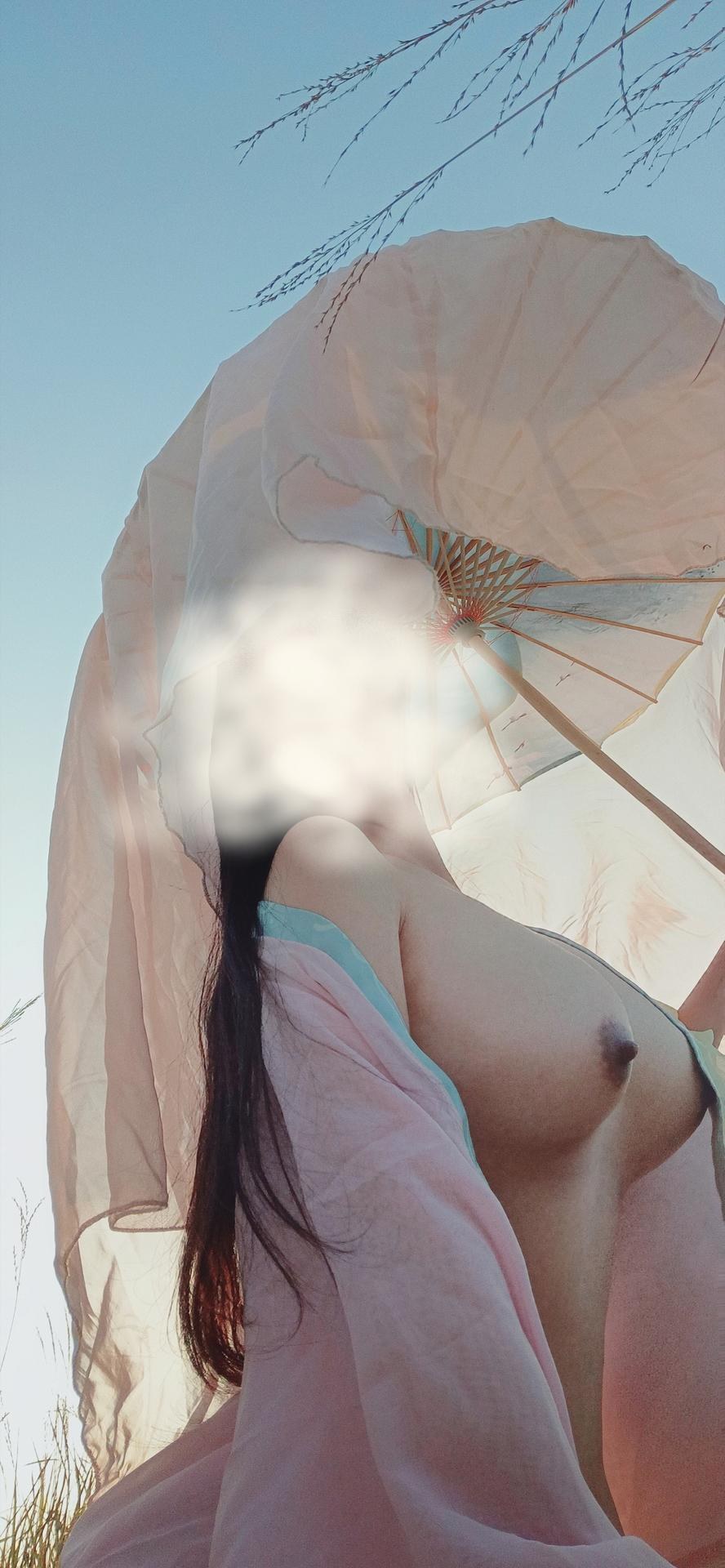 [寫真] 彌鹿 - 漢服自拍：戶外古風薄紗 漢服美腿自拍 63P2V