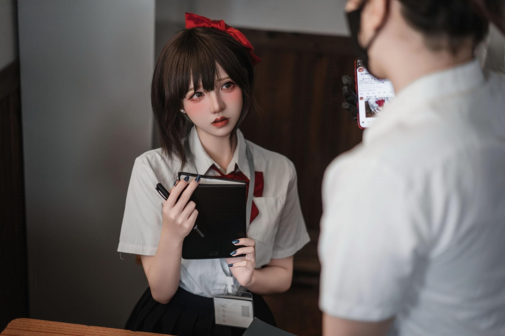 [私房] 阿薰kaOri - 堕落学院：JK制服课堂私房 黑丝美胸大尺度 111P7V