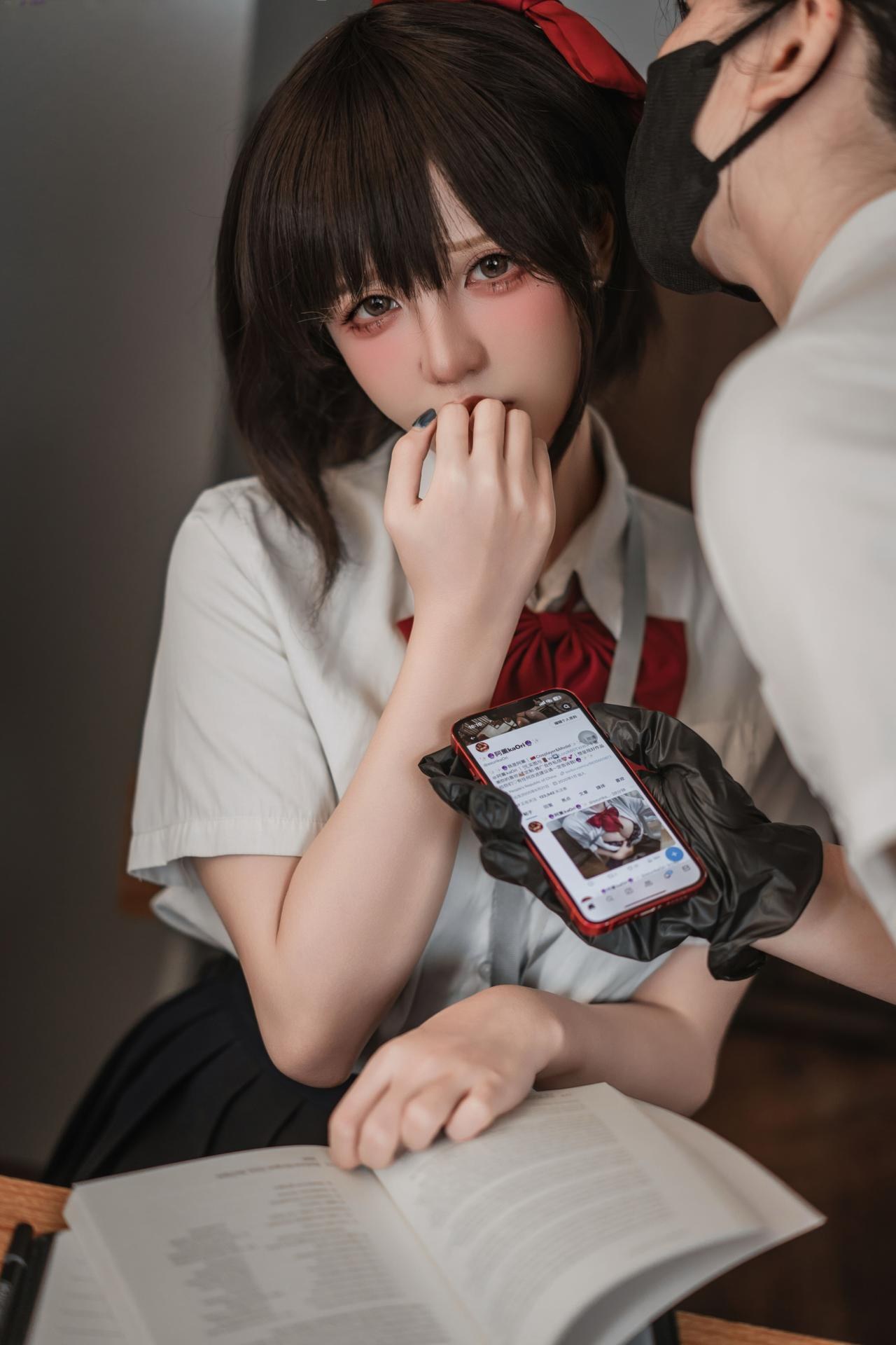 [私房] 阿薰kaOri - 堕落学院：JK制服课堂私房 黑丝美胸大尺度 111P7V