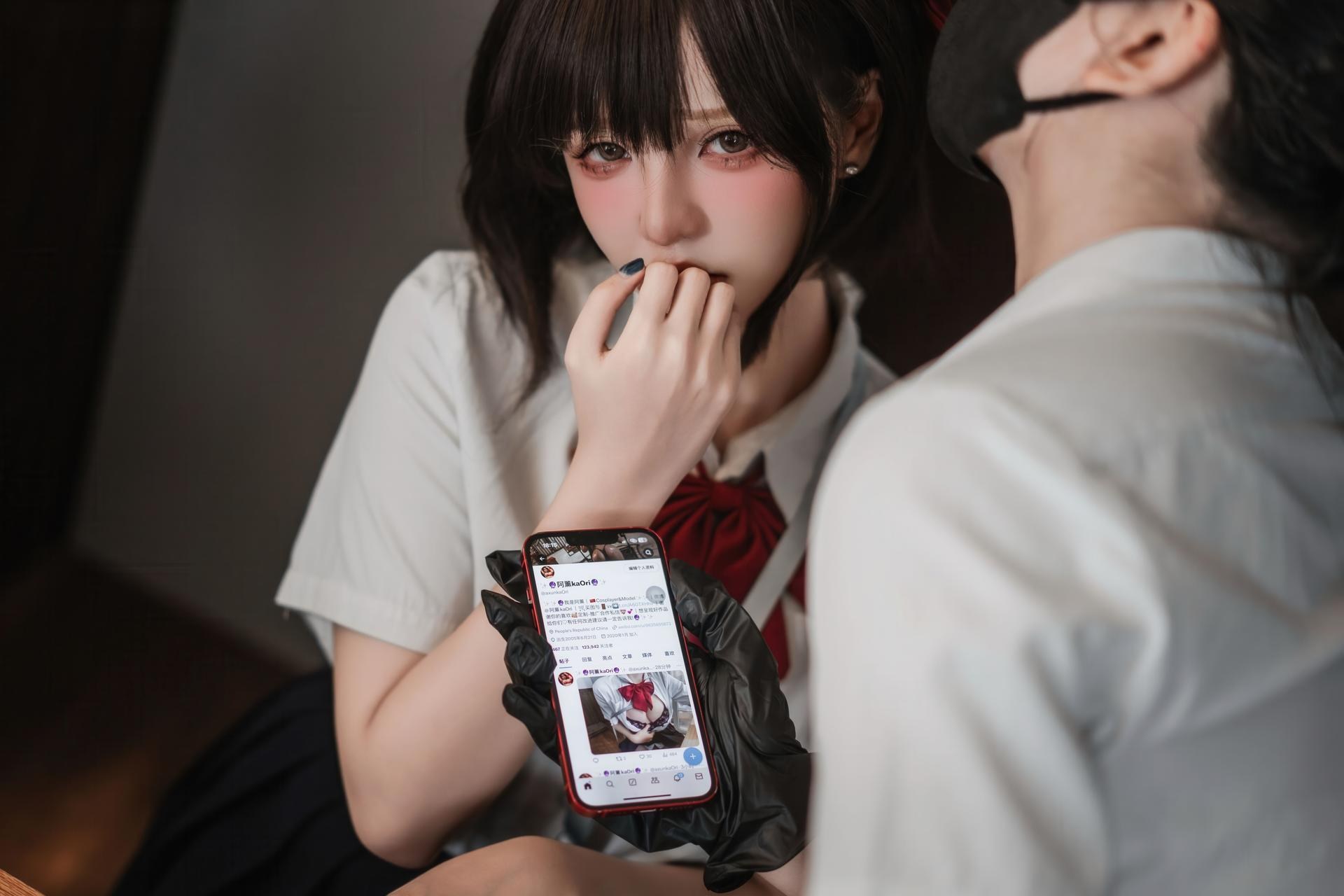 [私房] 阿薰kaOri - 堕落学院：JK制服课堂私房 黑丝美胸大尺度 111P7V