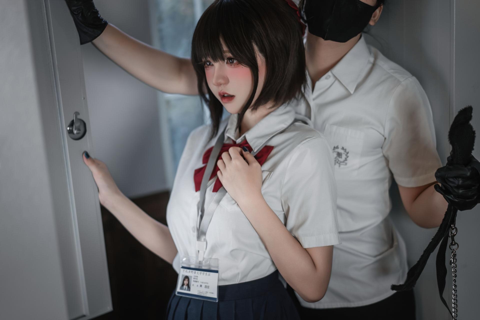 [私房] 阿薰kaOri - 墮落學院：JK制服課堂私房 黑絲美胸大尺度 111P7V