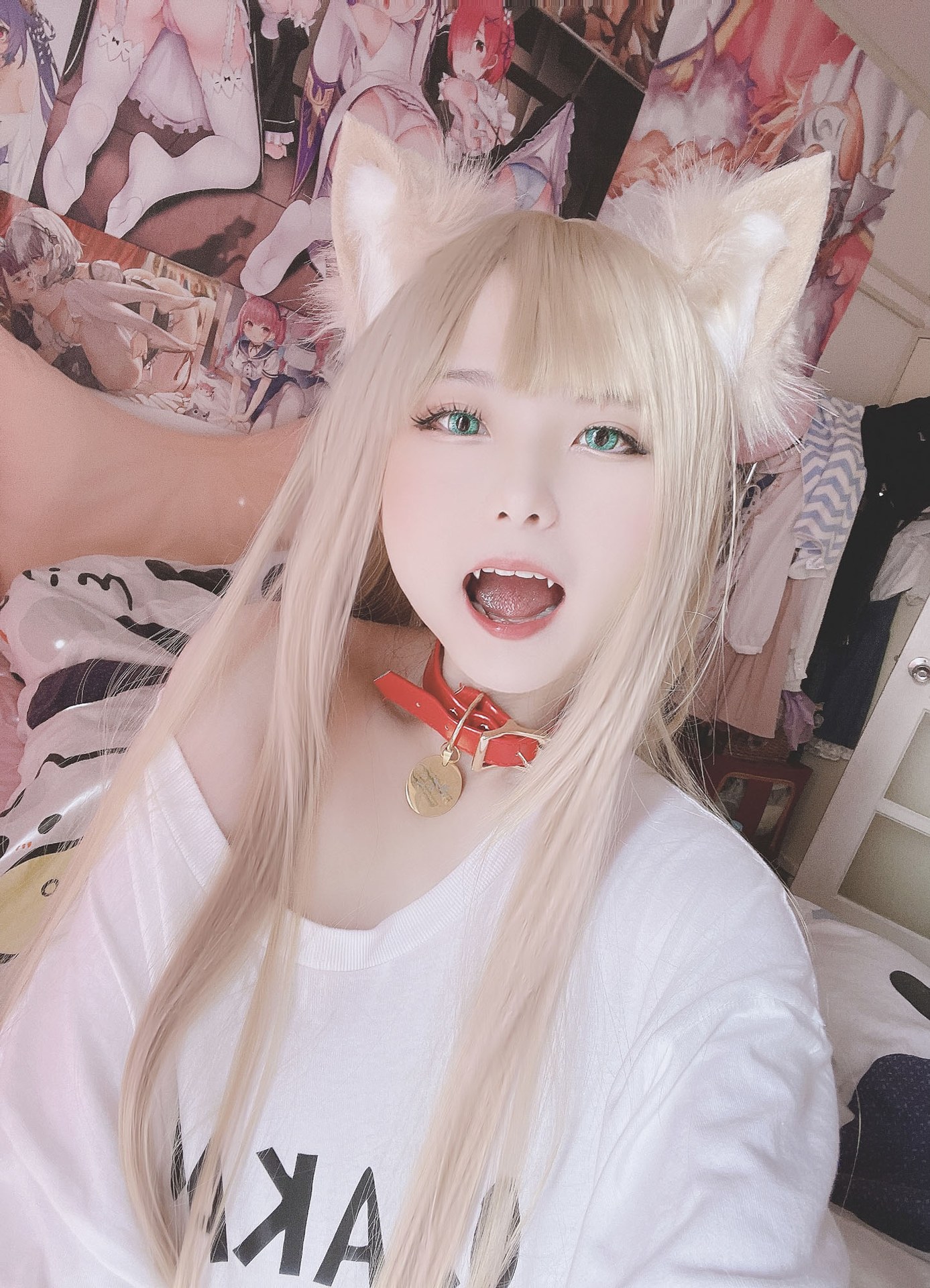 [Private Collection] Xidai Dai - Cat Ear Theme: White Hair Erotic Private Shoot 20P3V