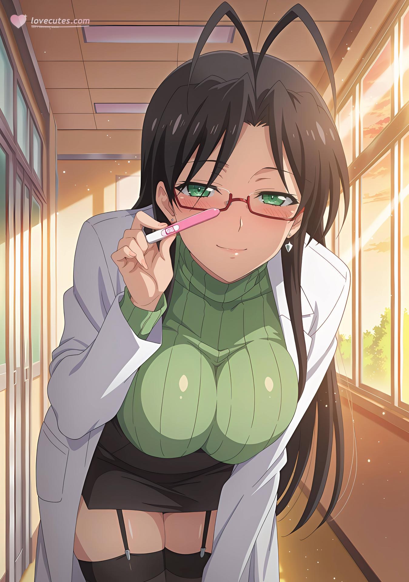 AI Generated Anime Girl - 新妹魔王的契约者 长谷川千里 Vol.1：đen tất chụp trên giường trong phòng riêng lộ穴 238P