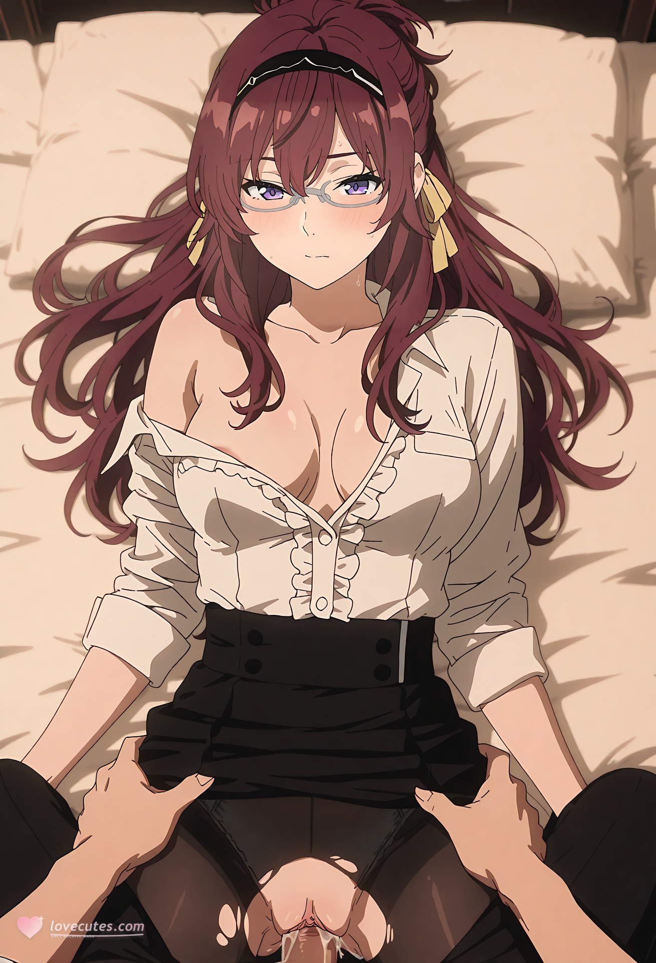 Cô gái anime do AI tạo ra - Mushoku Tensei Lilia Greyrat: nội y ren, đồng phục học sinh, lộ chỗ kín 40P