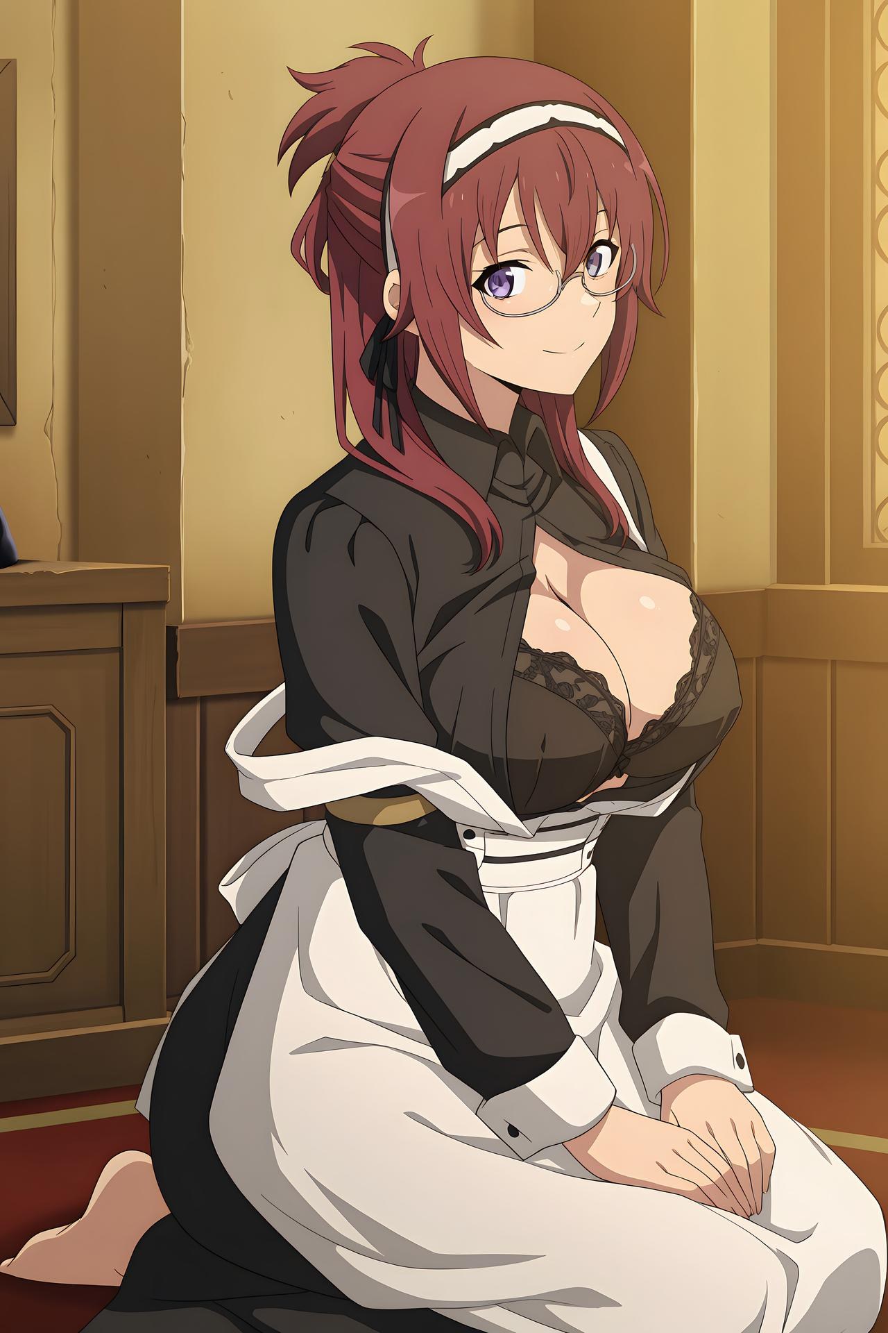 AI Generated Anime Girl - 无职转生 ~到了异世界就拿出真本事~ 莉莉·格雷拉特 Vol.4：蕾丝内衣紧身衣床拍露穴 71P