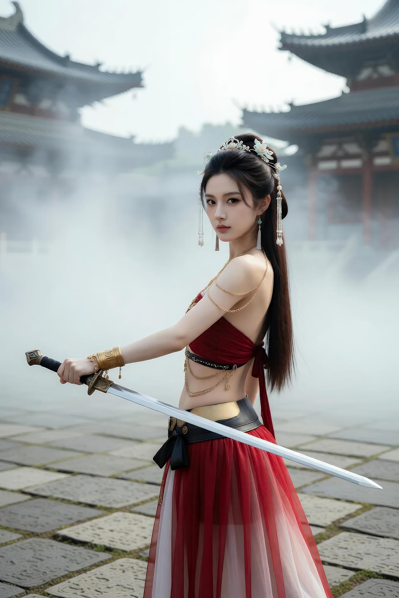 [AI美女] 猫儿仙子 - 修仙：ภาพถ่ายตัวละครเซียนยุคโบราณ แฟนตาซีเรียวขา 83P