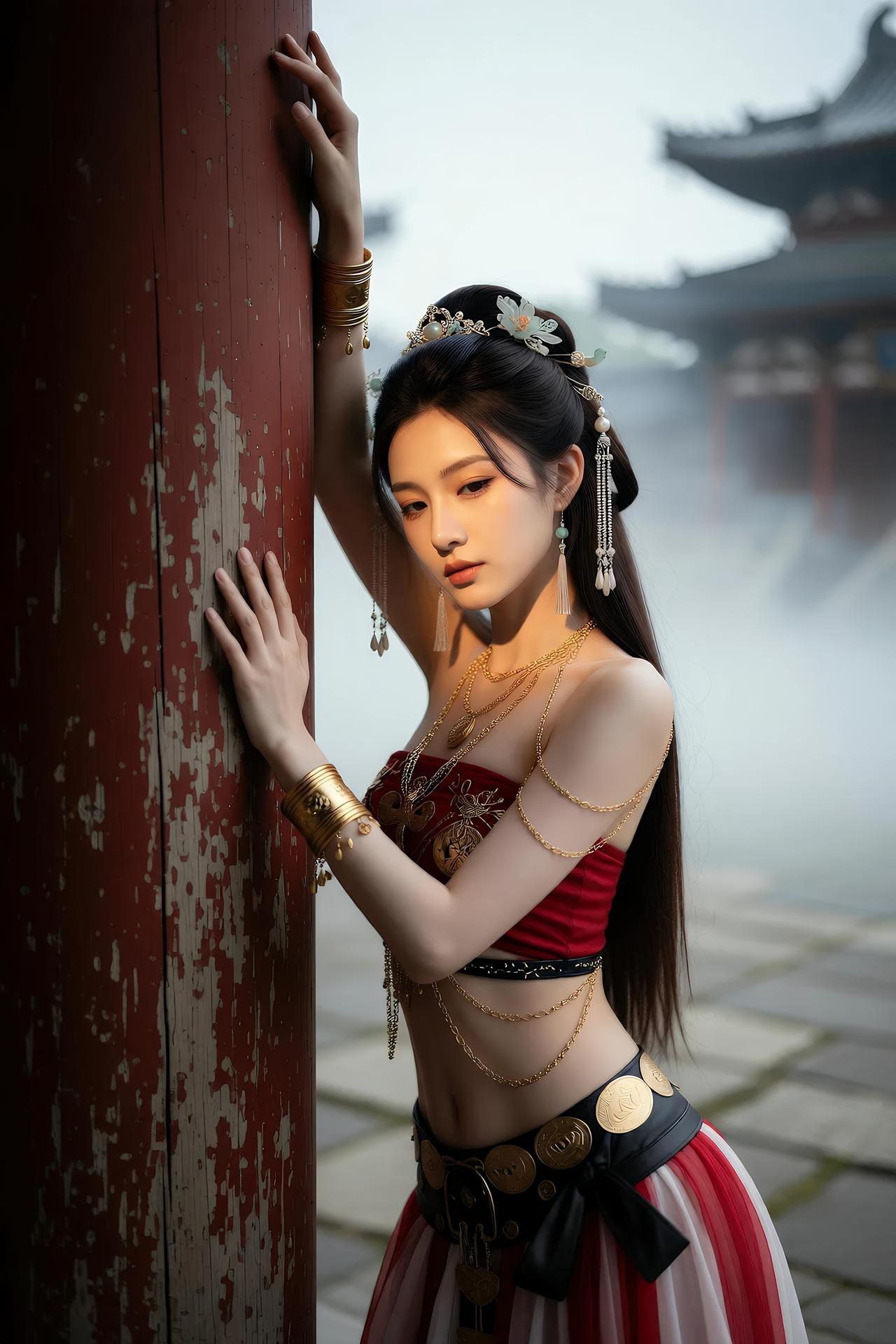 [AI美女] 猫儿仙子 - 修仙：ภาพถ่ายตัวละครเซียนยุคโบราณ แฟนตาซีเรียวขา 83P