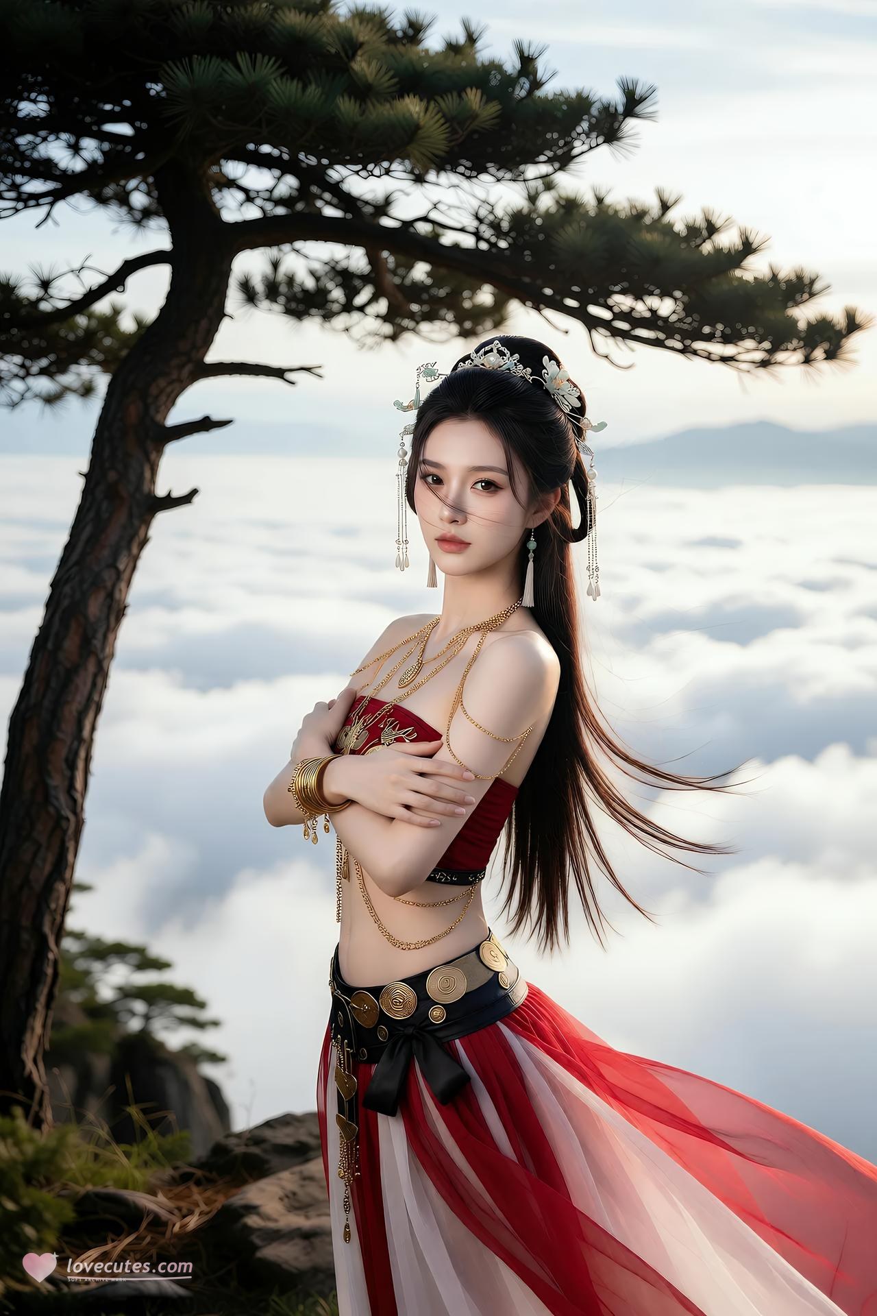 [AI美女] 猫儿仙子 - 修仙：ภาพถ่ายตัวละครเซียนยุคโบราณ แฟนตาซีเรียวขา 83P