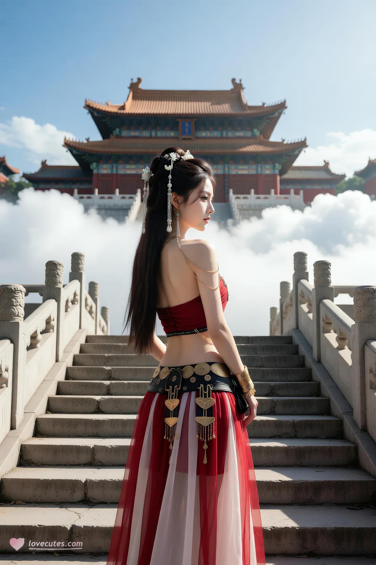 [AI美女] 猫儿仙子 - 修仙：ภาพถ่ายตัวละครเซียนยุคโบราณ แฟนตาซีเรียวขา 83P