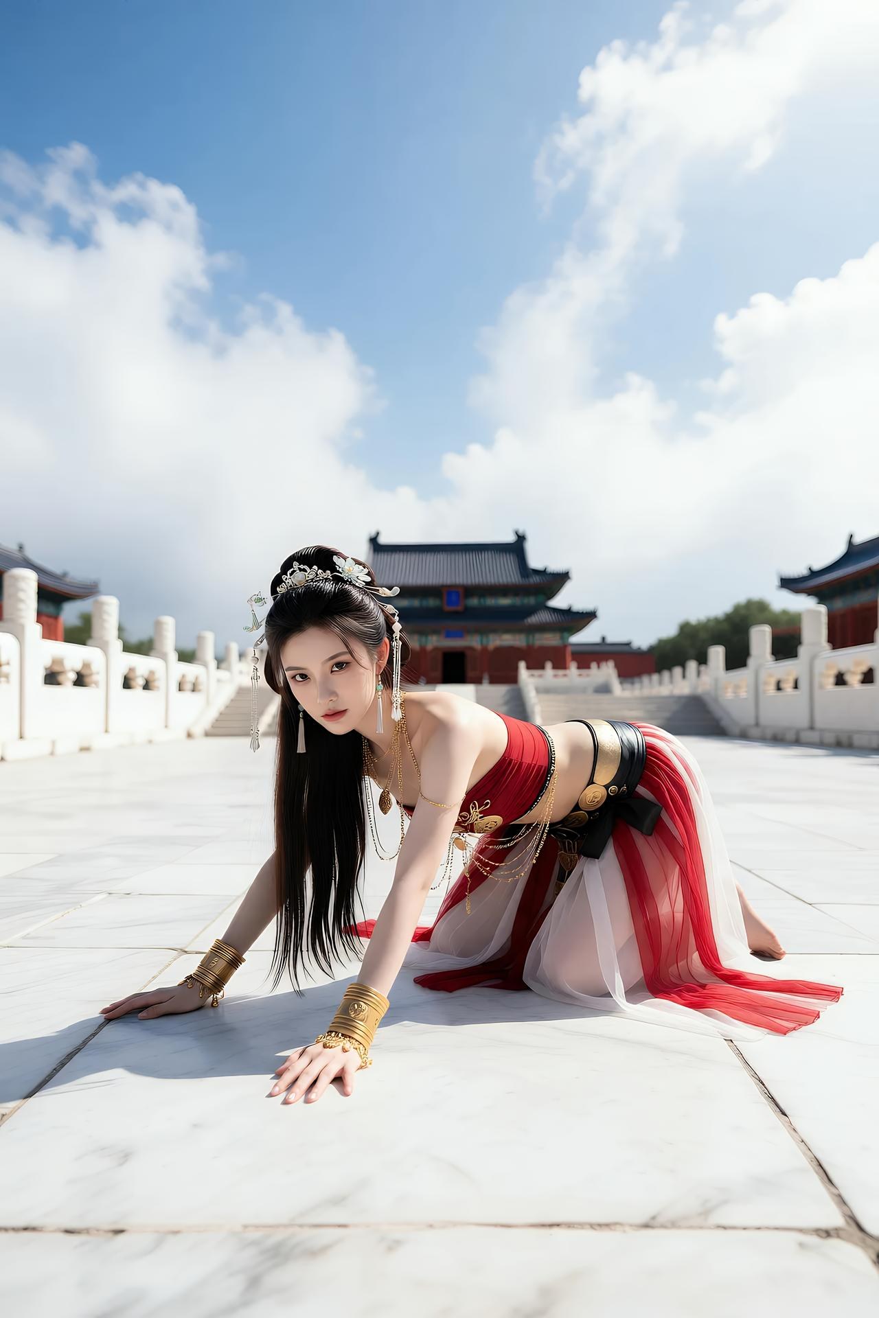[AI美女] 猫儿仙子 - 修仙：ภาพถ่ายตัวละครเซียนยุคโบราณ แฟนตาซีเรียวขา 83P
