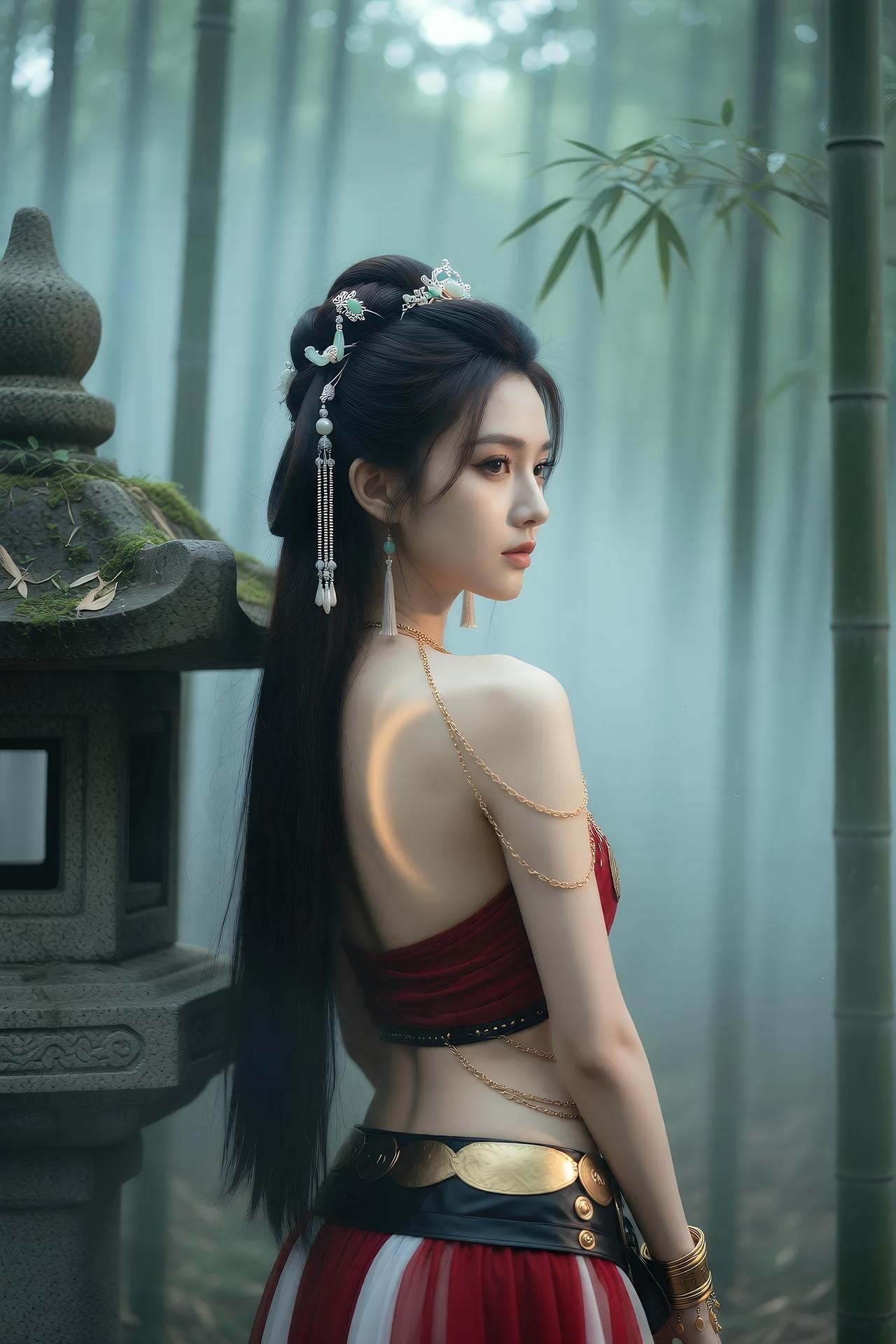 [AI美女] 猫儿仙子 - 修仙：古风仙侠角色写真 美腿幻想 83P