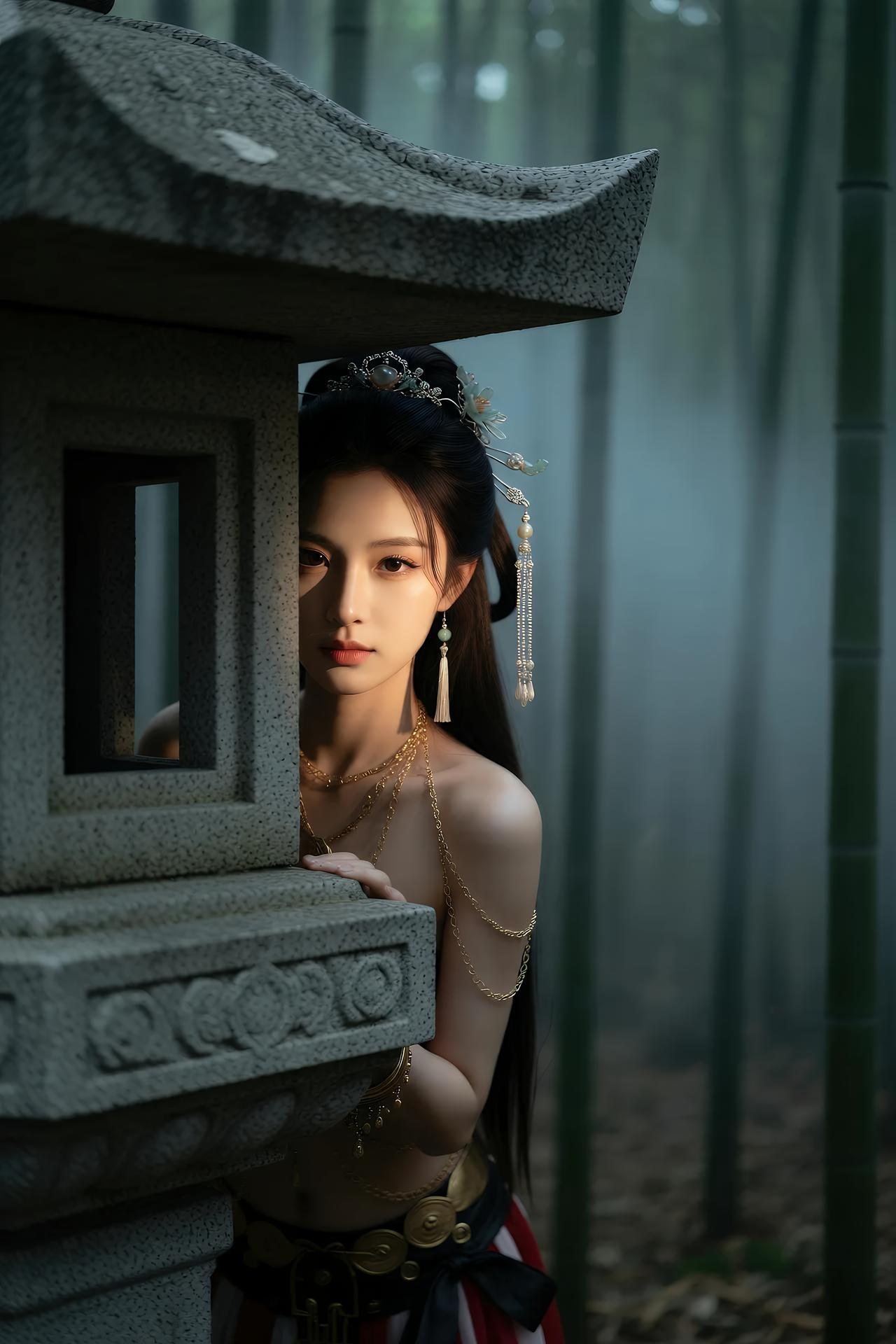 [AI美女] 猫儿仙子 - 修仙：古风仙侠角色写真 美腿幻想 83P
