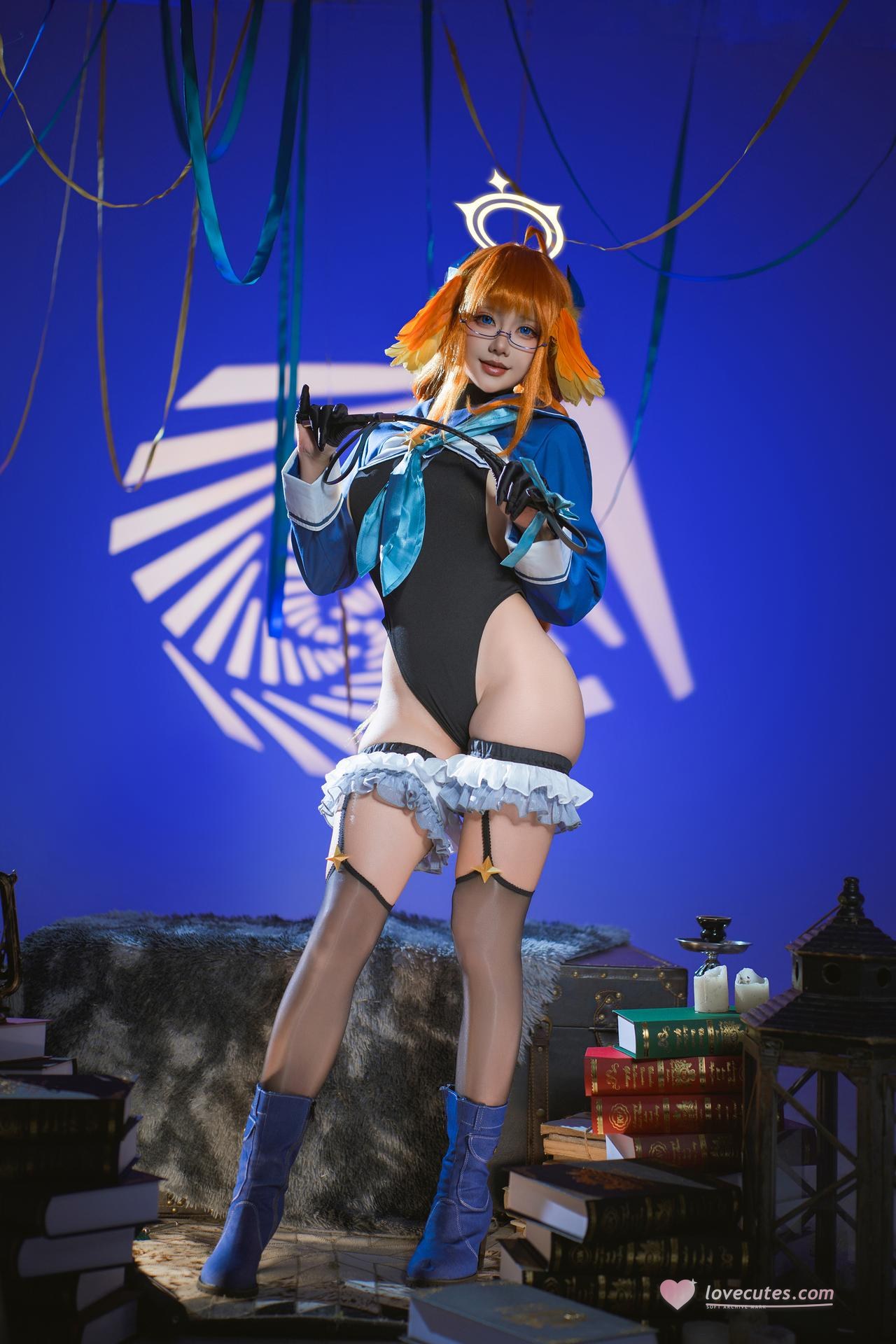 [cosplay] 是一只熊仔吗 - บลูอาร์ค 圆堂志美子: เจ้าหน้าที่หญิงฝ่ายร้าย ถุงน่องดำ ขาเรียว 40P