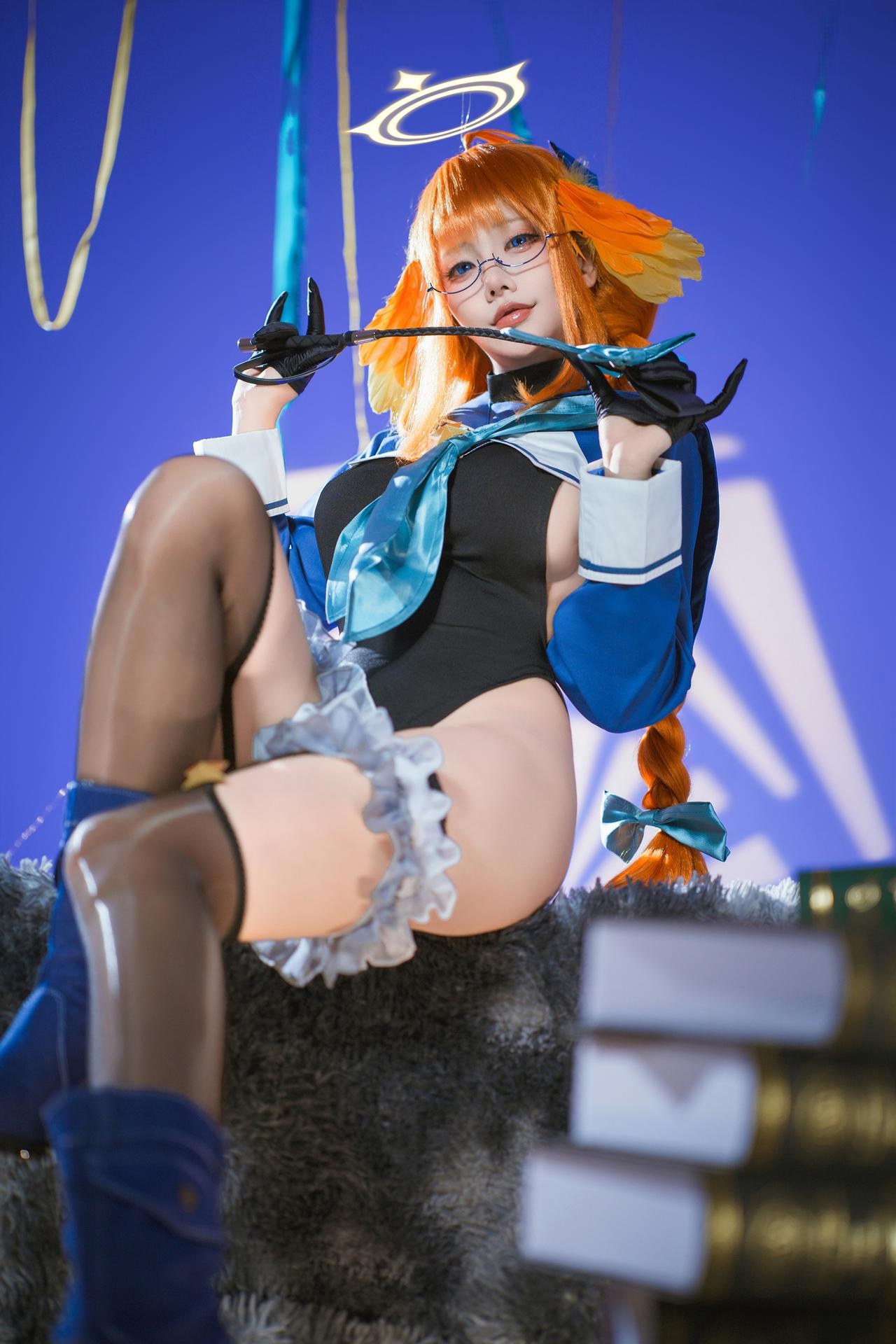 [cosplay] 是一只熊仔吗 - บลูอาร์ค 圆堂志美子: เจ้าหน้าที่หญิงฝ่ายร้าย ถุงน่องดำ ขาเรียว 40P