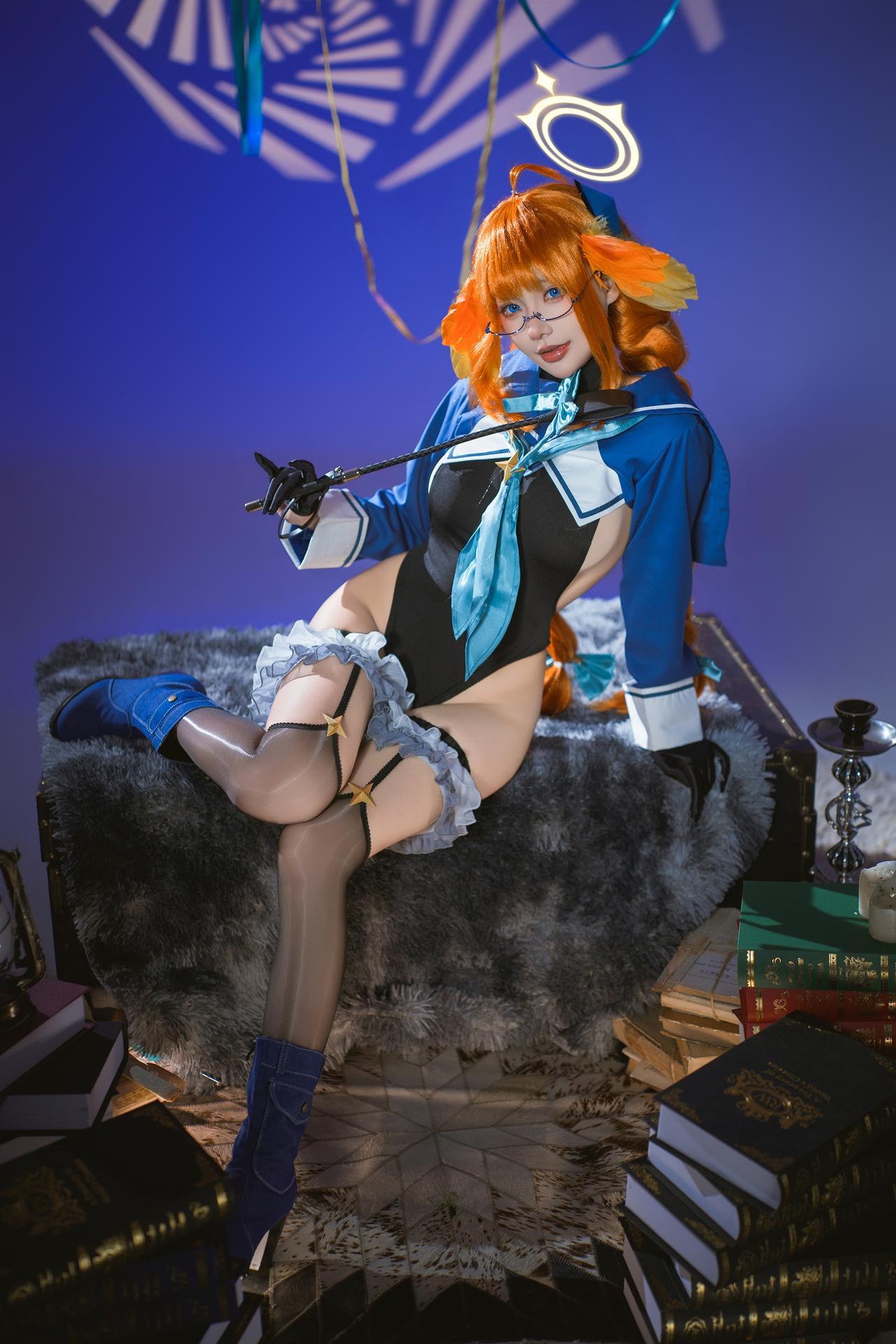 [cosplay] 是一只熊仔吗 - บลูอาร์ค 圆堂志美子: เจ้าหน้าที่หญิงฝ่ายร้าย ถุงน่องดำ ขาเรียว 40P