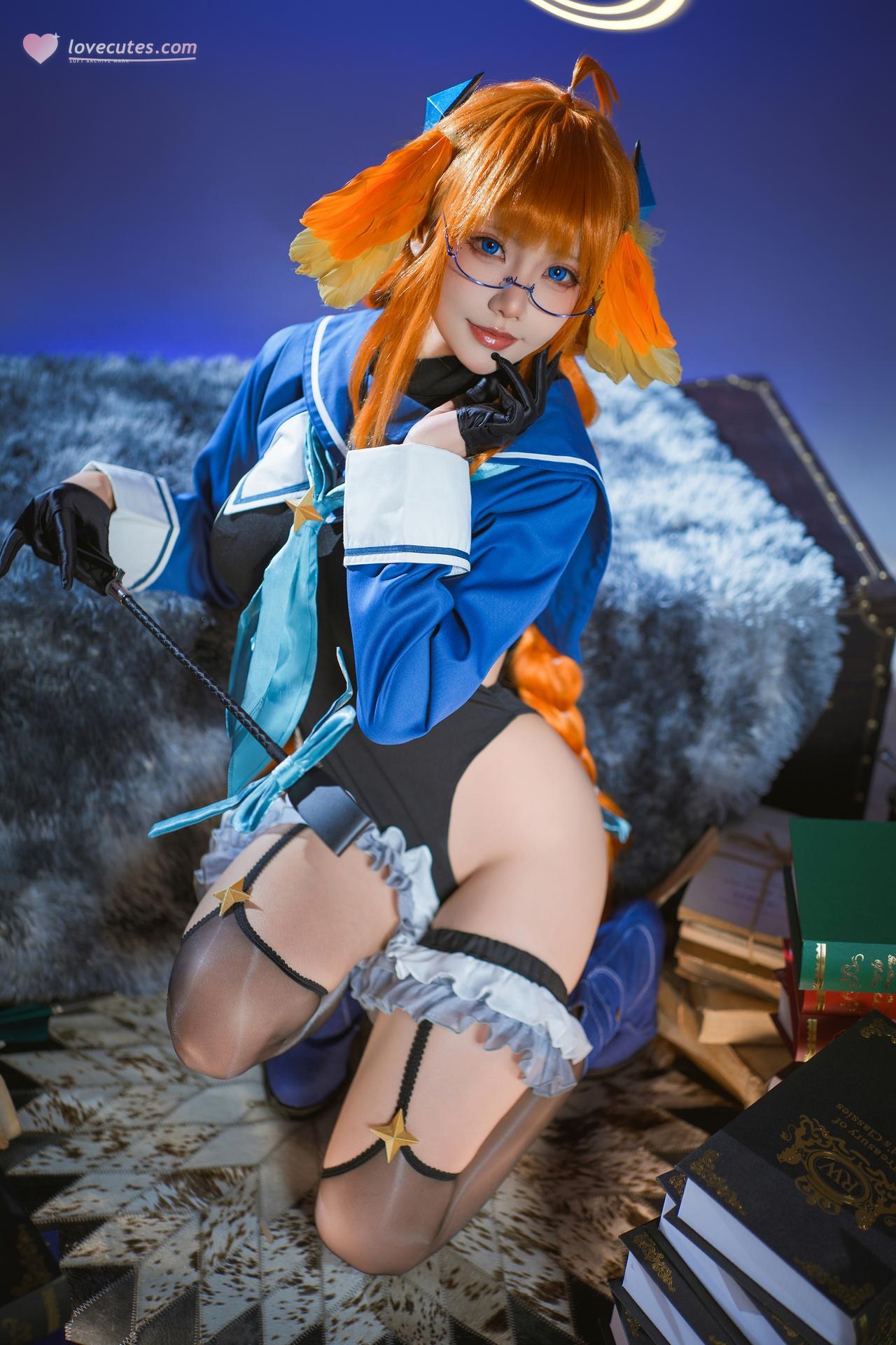 [cosplay] 是一只熊仔吗 - บลูอาร์ค 圆堂志美子: เจ้าหน้าที่หญิงฝ่ายร้าย ถุงน่องดำ ขาเรียว 40P