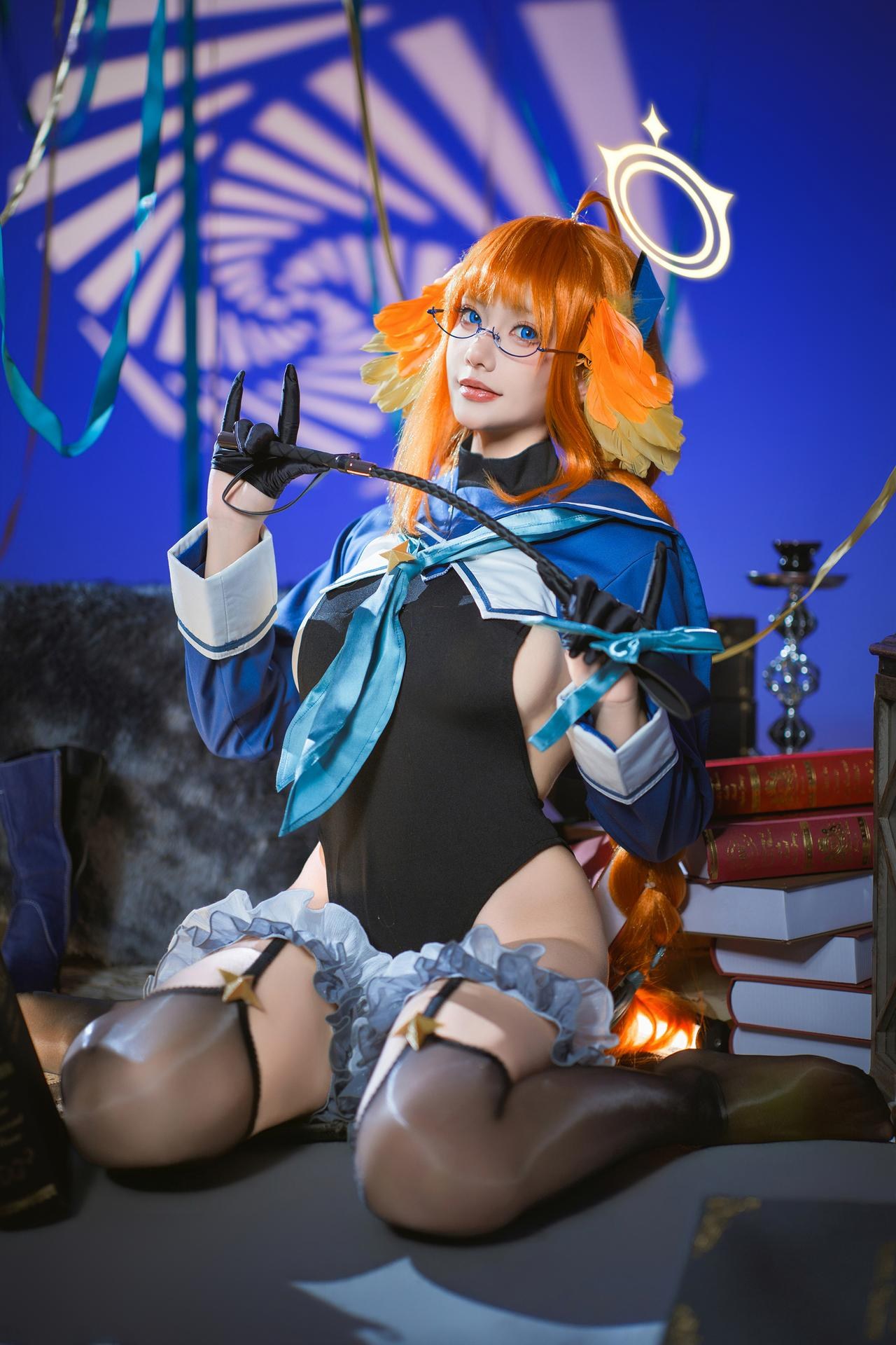 [cosplay] 是一只熊仔吗 - บลูอาร์ค 圆堂志美子: เจ้าหน้าที่หญิงฝ่ายร้าย ถุงน่องดำ ขาเรียว 40P