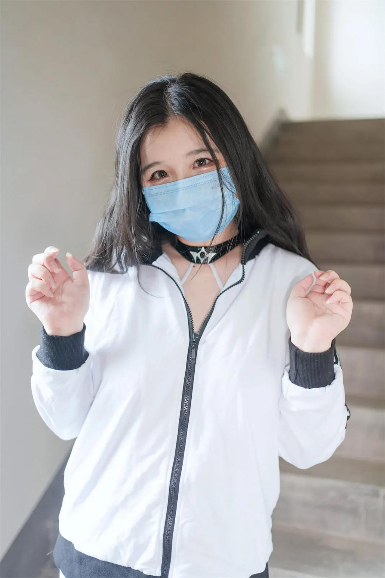[Private] Ah Ban Is Very Happy Today - M Staircase: Masked Uniform Staircase Private Collection, Beautiful Bust and Legs 63P