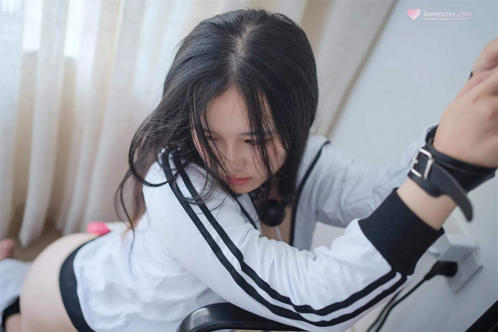 [Private] Ah Ban Is Very Happy Today - M Staircase: Masked Uniform Staircase Private Collection, Beautiful Bust and Legs 63P