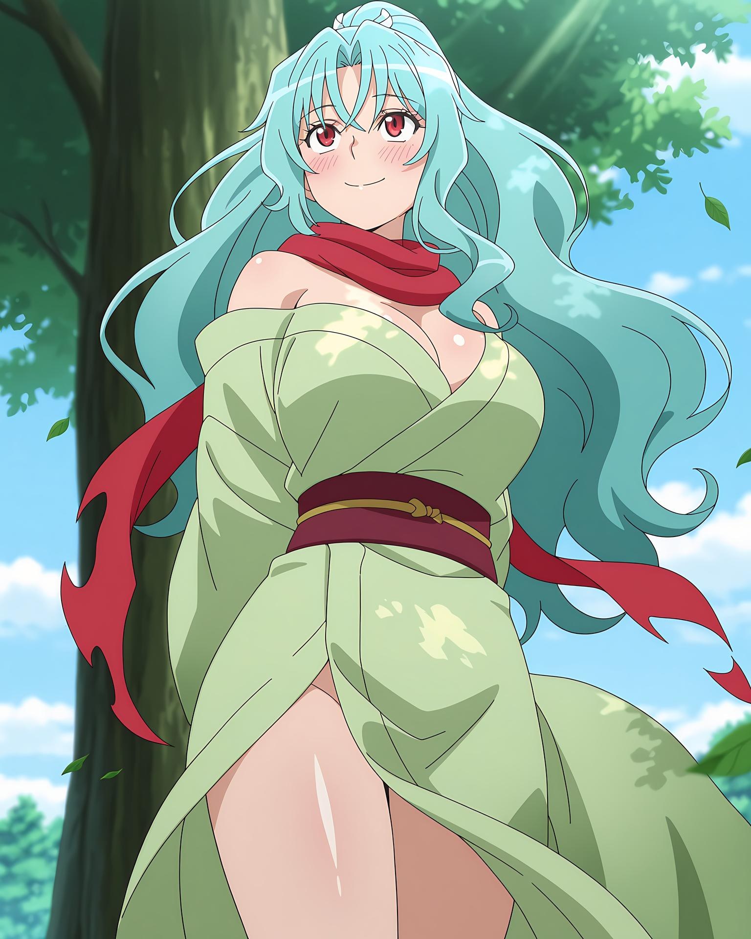 AI Generated Anime Girl - 月光下的异世界之旅 巴 Vol.1：紧身衣私房露穴 246P