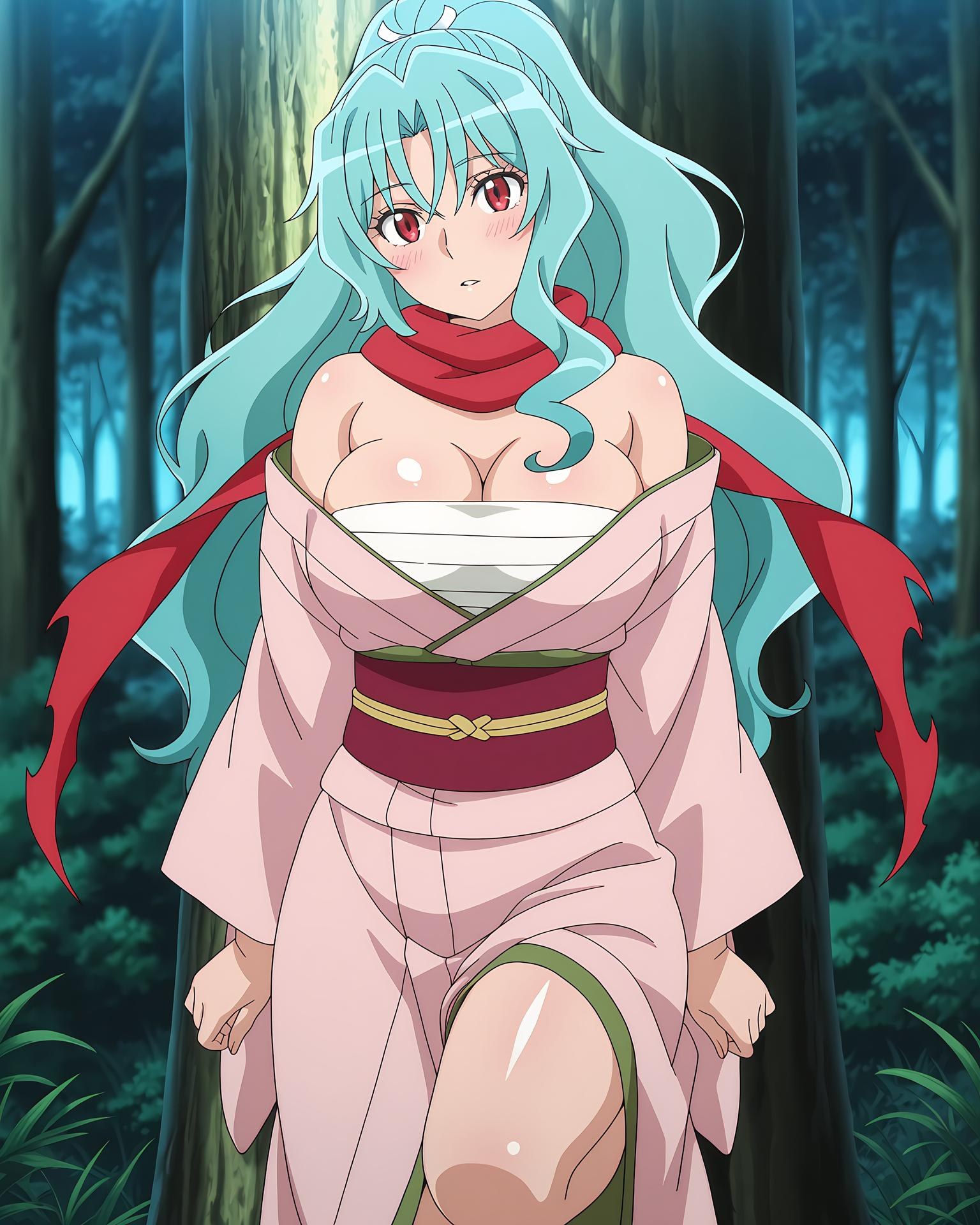 AI Generated Anime Girl - 月光下的异世界之旅 巴 Vol.1：紧身衣私房露穴 246P