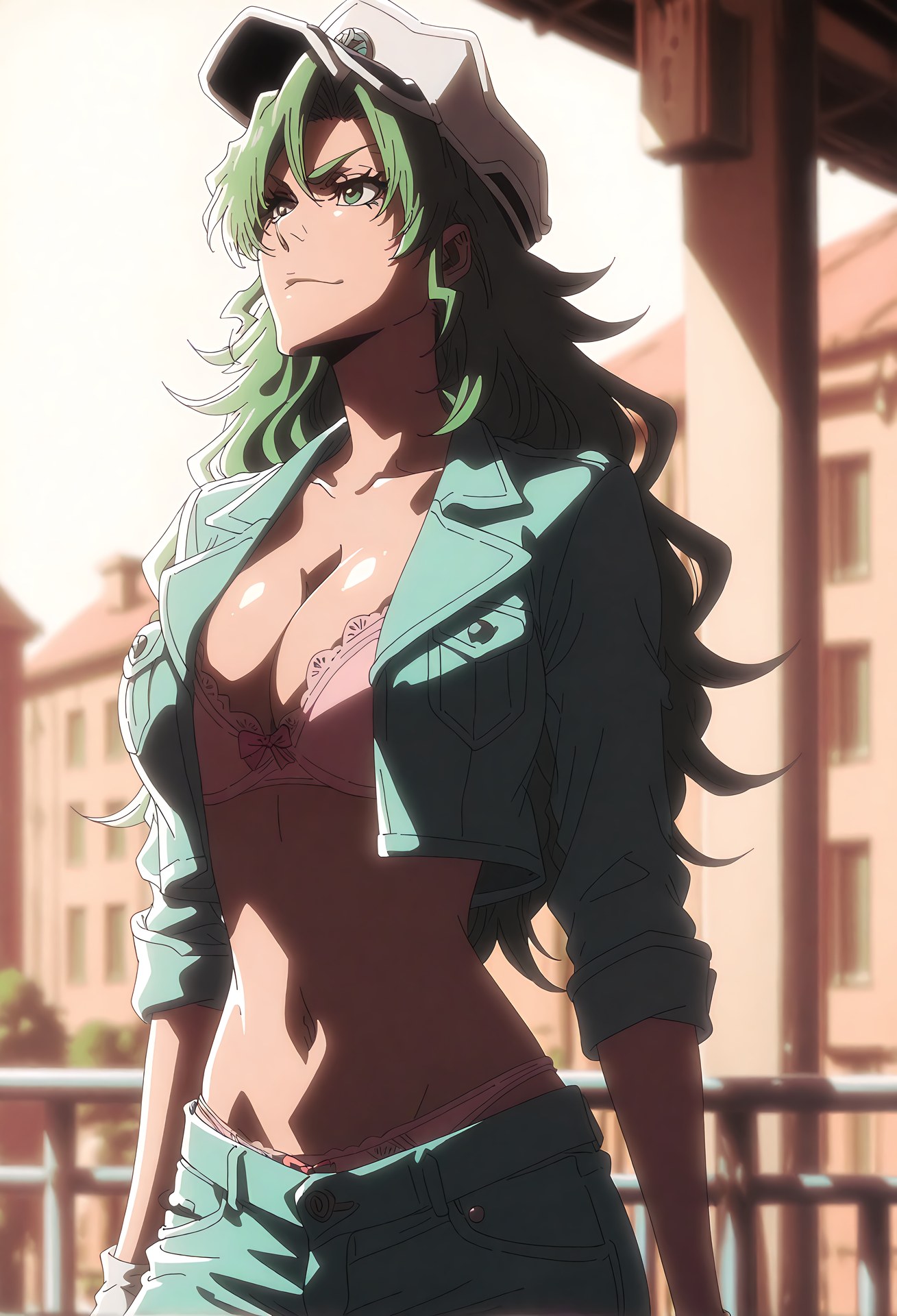 AI Generated Anime Girl - 死神 嘉蒂丝·卡特尼普：紧身衣女仆装露穴 40P