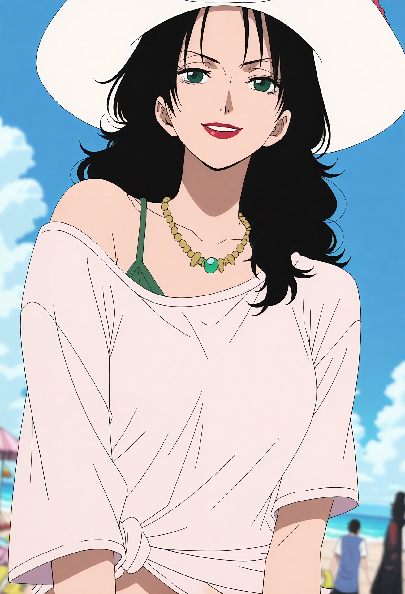 AI Generated Anime Girl - 海贼王 亚尔丽塔：ชุดรัดรูป ถ่ายแบบส่วนตัว เปิดเห็นรู 38P