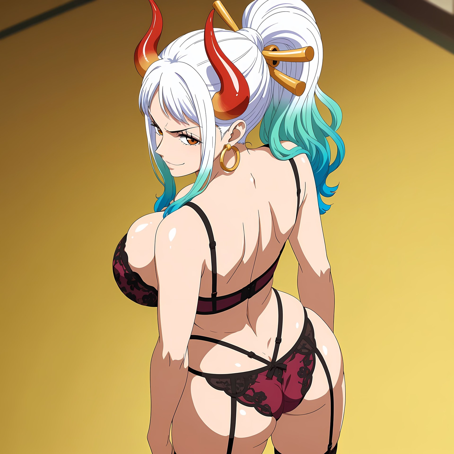 AI Generated Anime Girl - 海贼王 大和：紧身衣私房露穴 192P