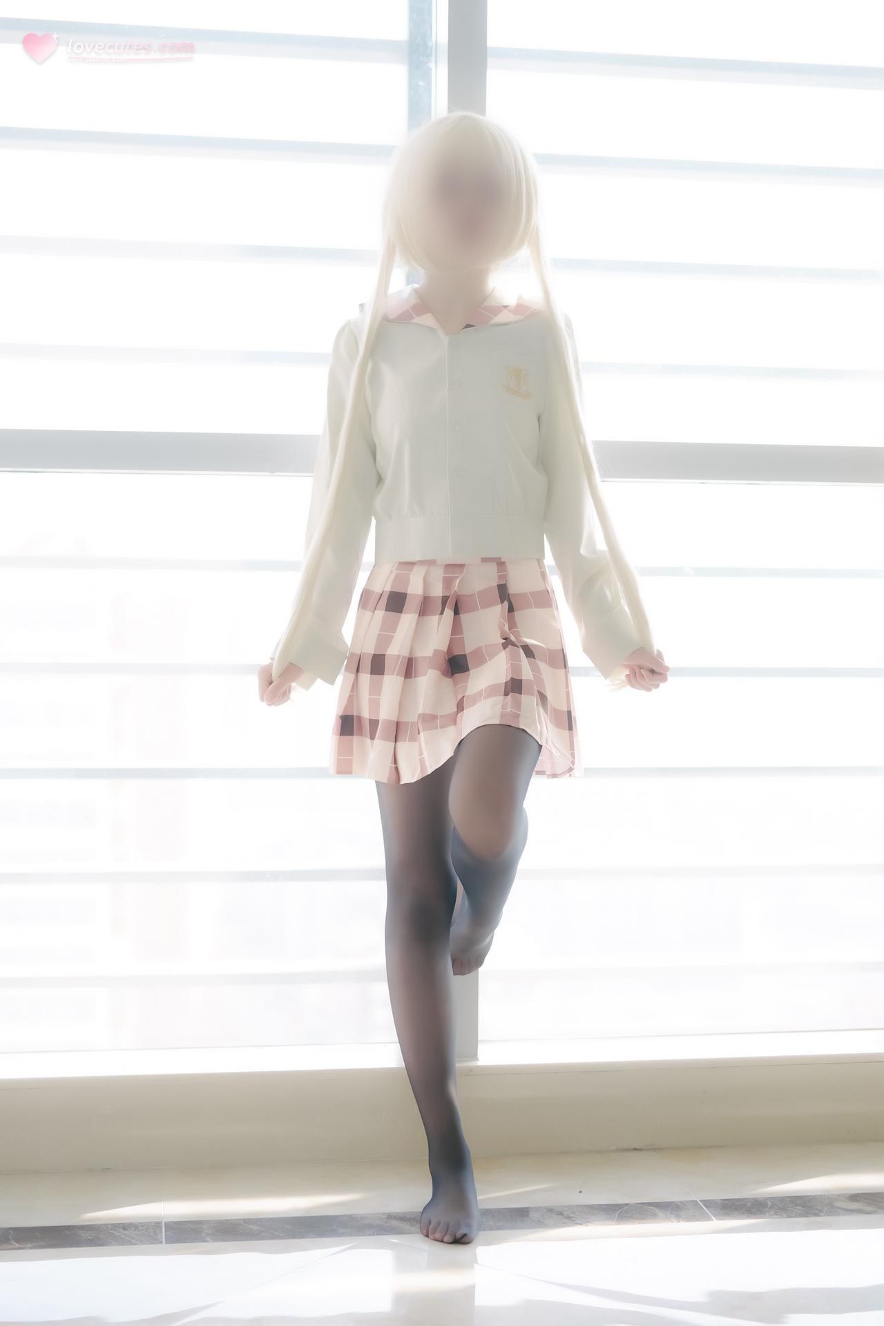 [cosplay] 少女映画 - 春日野穹 校服：大尺度角色还原 100P