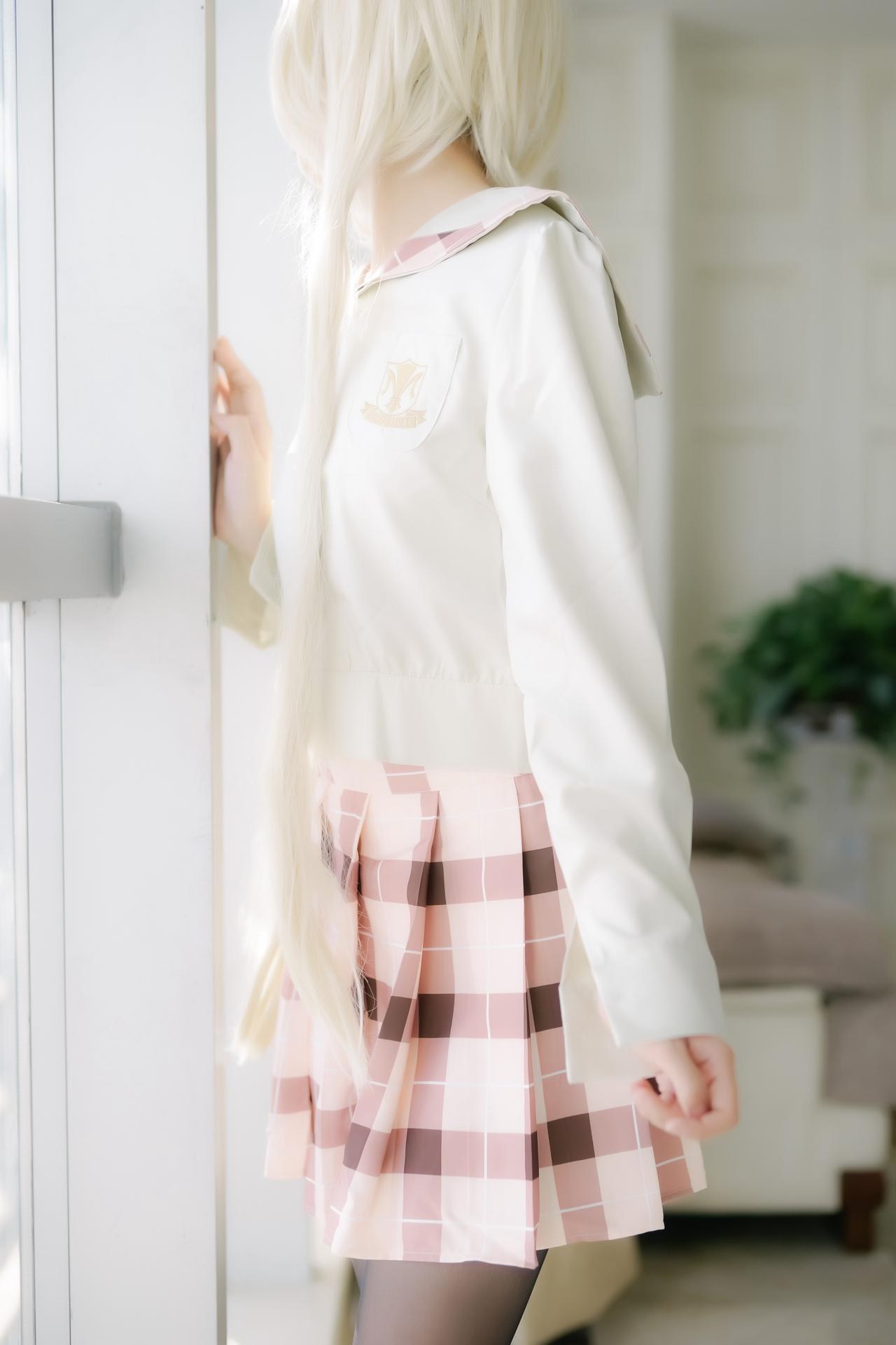 [cosplay] 少女映画 - 春日野穹 校服：大尺度角色还原 100P