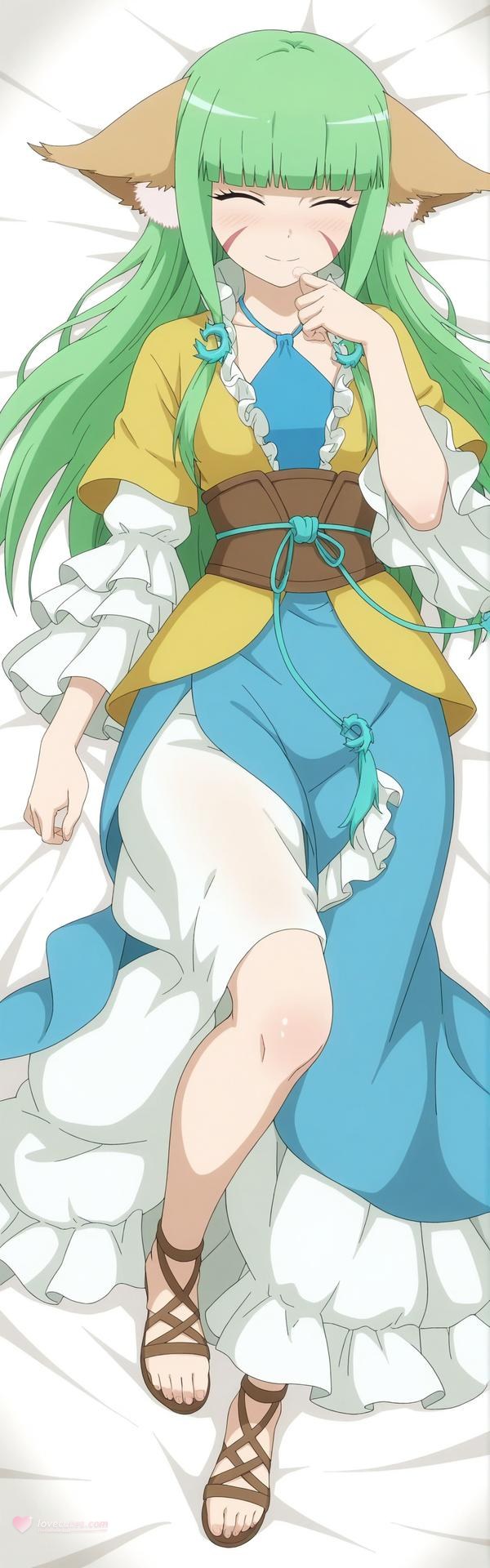 AI Generated Anime Girl - 涂山容容：长发露穴 164P