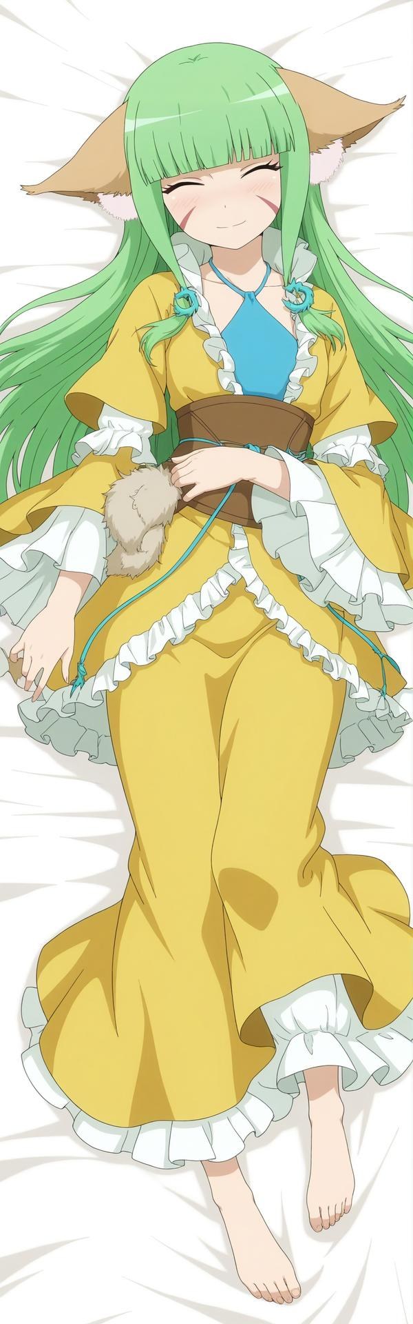 AI Generated Anime Girl - 涂山容容：长发露穴 164P