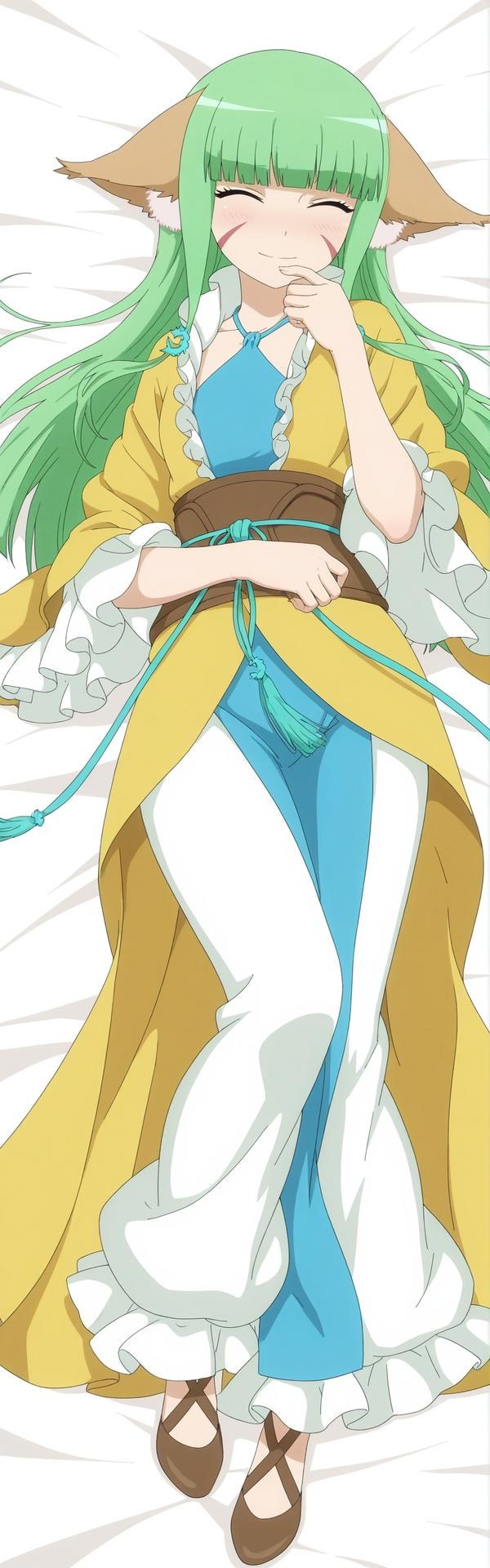 AI Generated Anime Girl - 涂山容容：长发露穴 164P