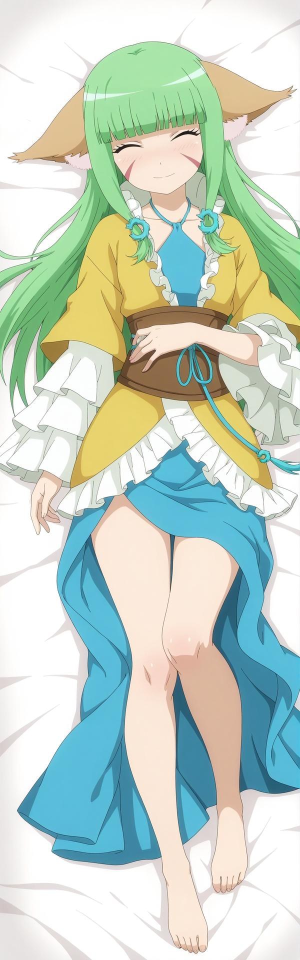 AI Generated Anime Girl - 涂山容容：长发露穴 164P