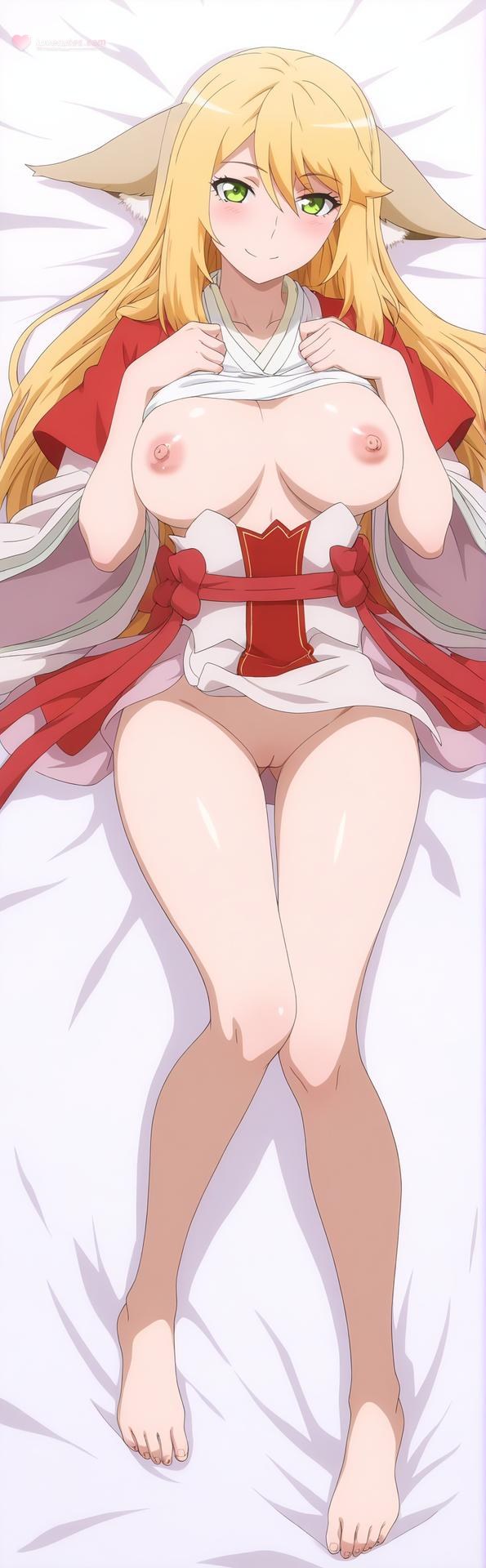 AI Generated Anime Girl - 涂山红红：蕾丝内衣露穴 151P