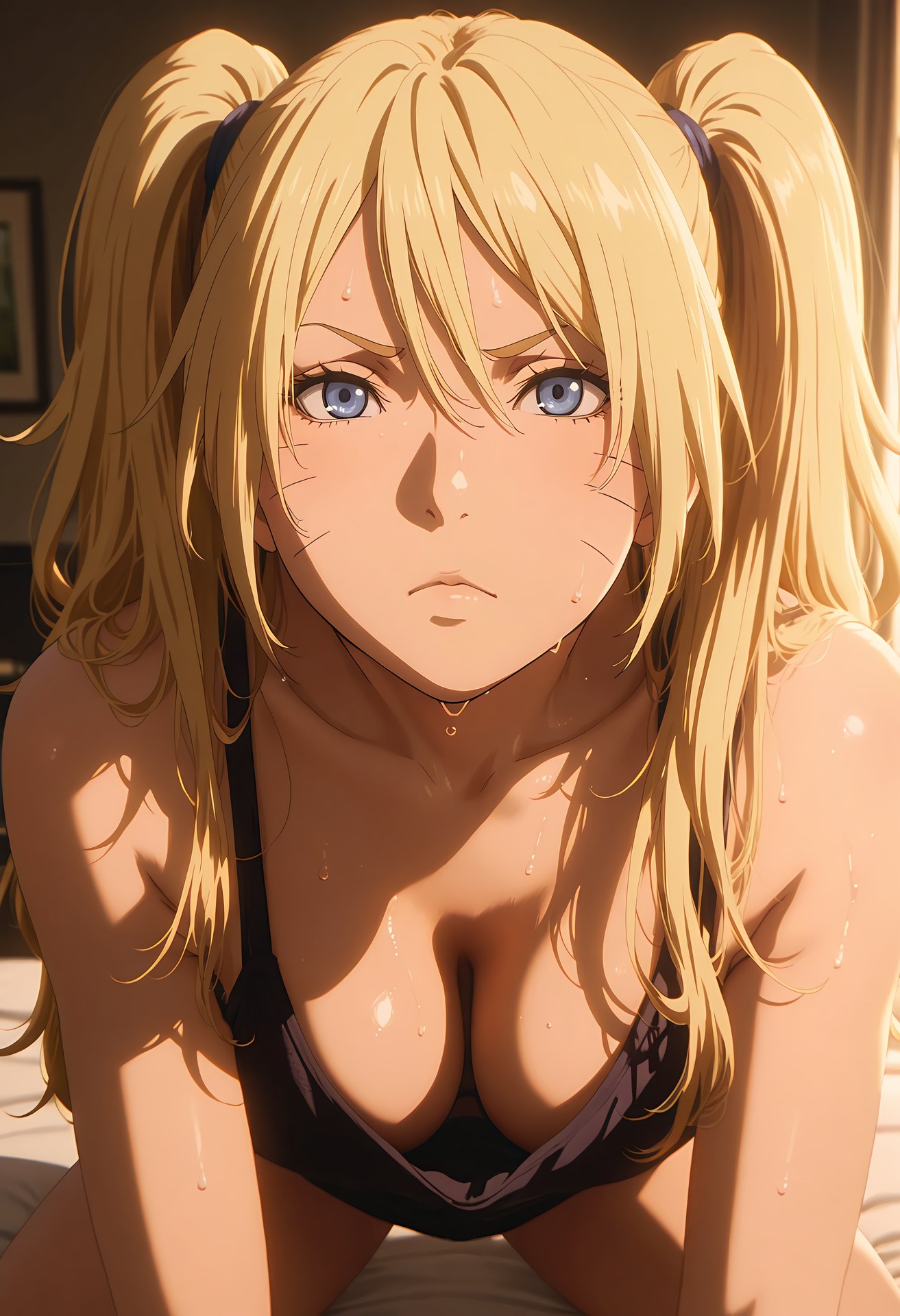 AI Generated Anime Girl - Uzumaki Naruko: Tight Outfit Private Nude Exposed Vagina 19P