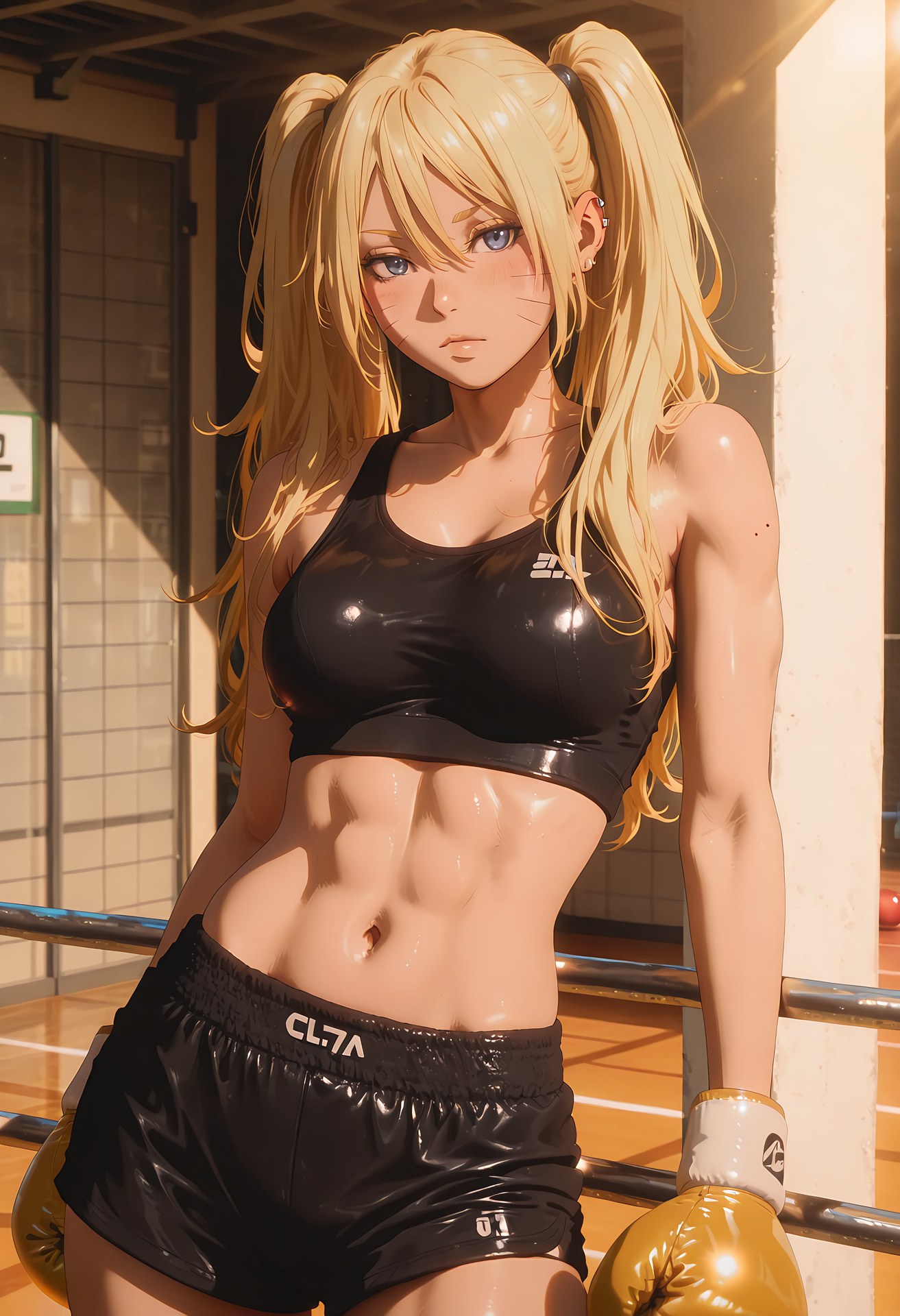 AI Generated Anime Girl - Uzumaki Naruko: Tight Outfit Private Nude Exposed Vagina 19P
