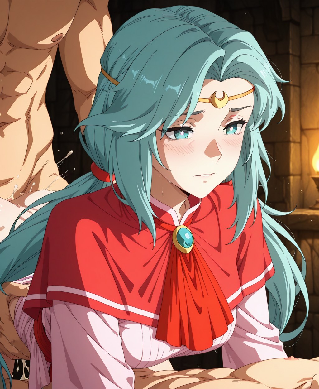 AI Generated Anime Girl - 玉燕：紧身衣私房露穴 43P