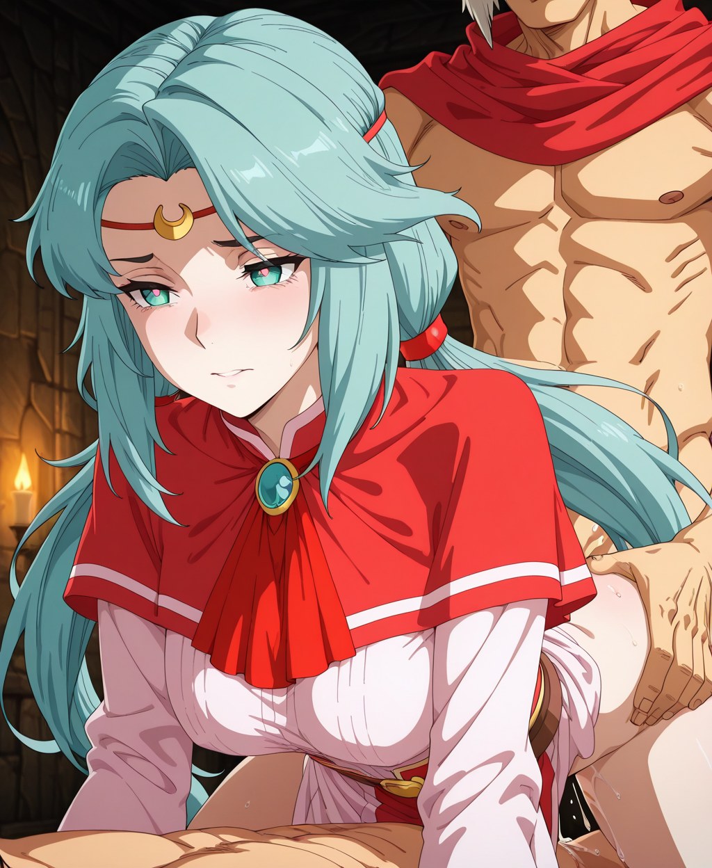 AI Generated Anime Girl - 玉燕：紧身衣私房露穴 43P