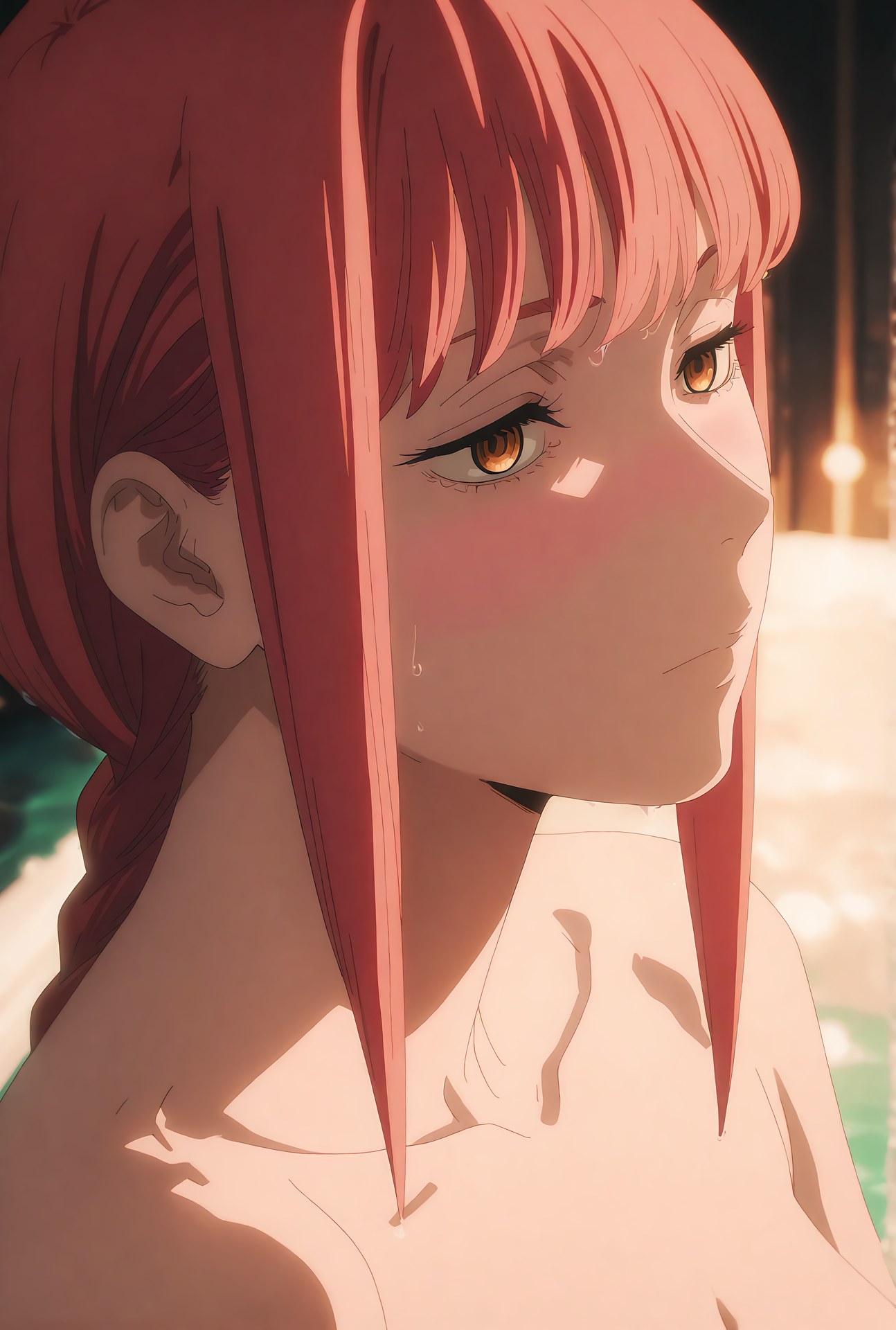 AI Generated Anime Girl - 电锯人 玛奇玛：ชุดว่ายน้ำ สำนักงาน และ露穴 48P