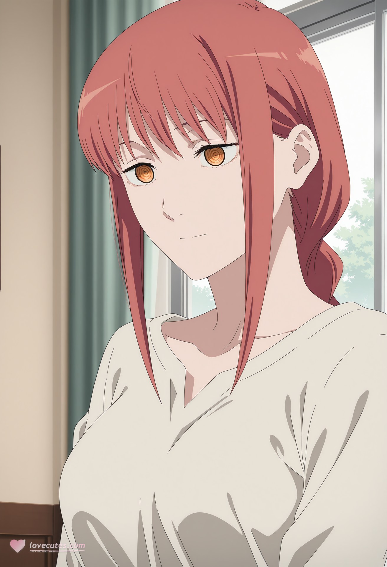 AI Generated Anime Girl - Chainsaw Man Makima: Swimsuit Office Exposed Hole 48P