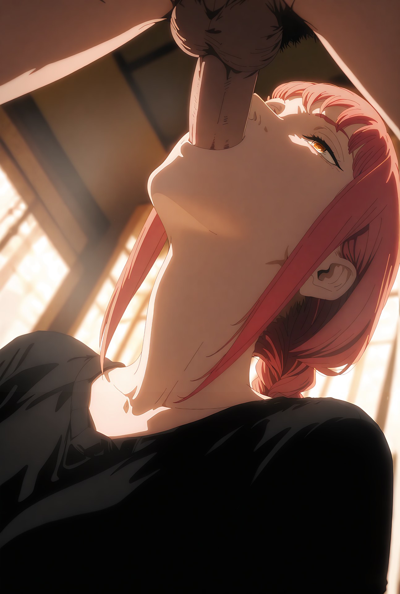 AI Generated Anime Girl - 电锯人 玛奇玛：泳装办公室露穴 48P